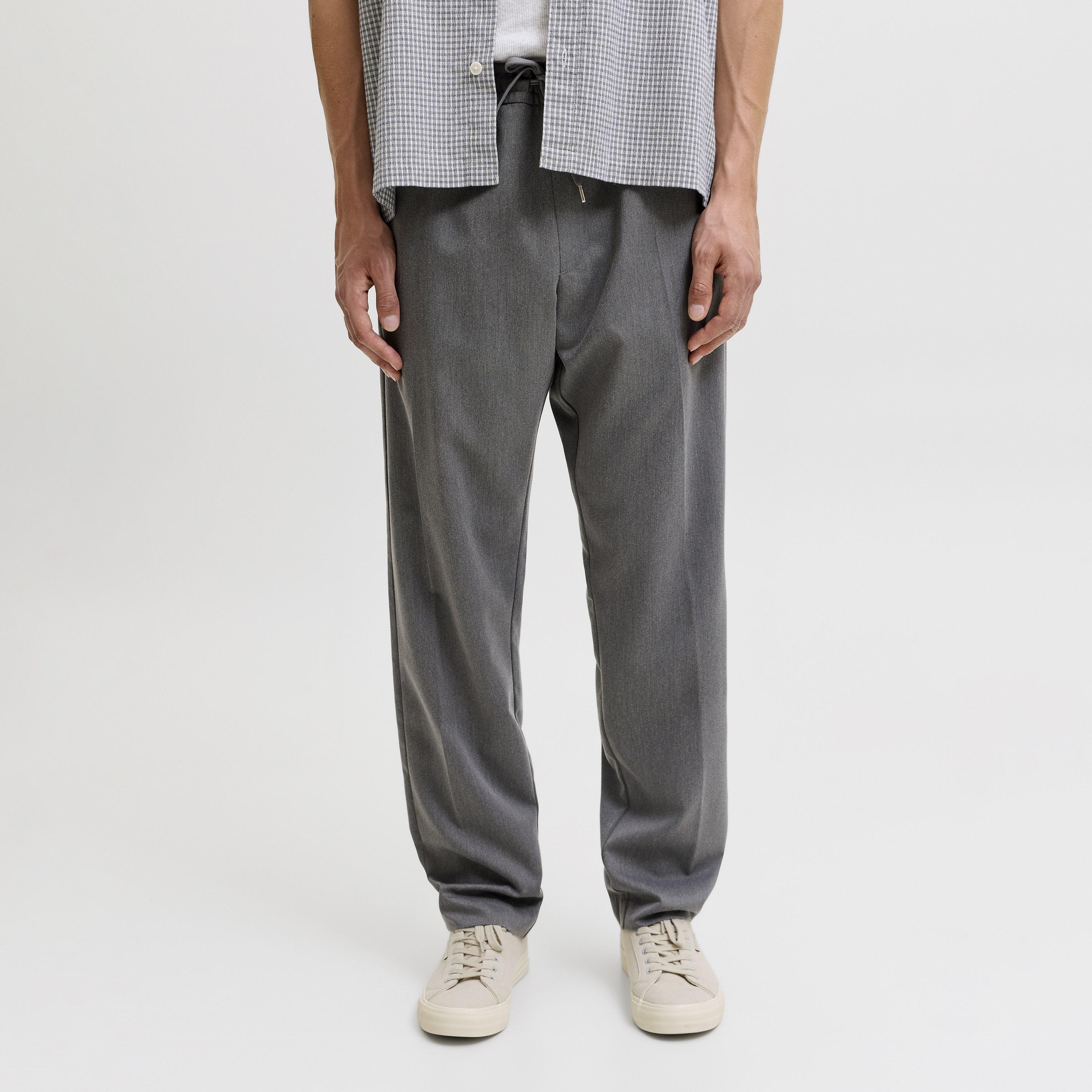 Jack & Jones Plain Mid Rise Men's Drawstring Joggers-men-clothing-joggers-image-8
