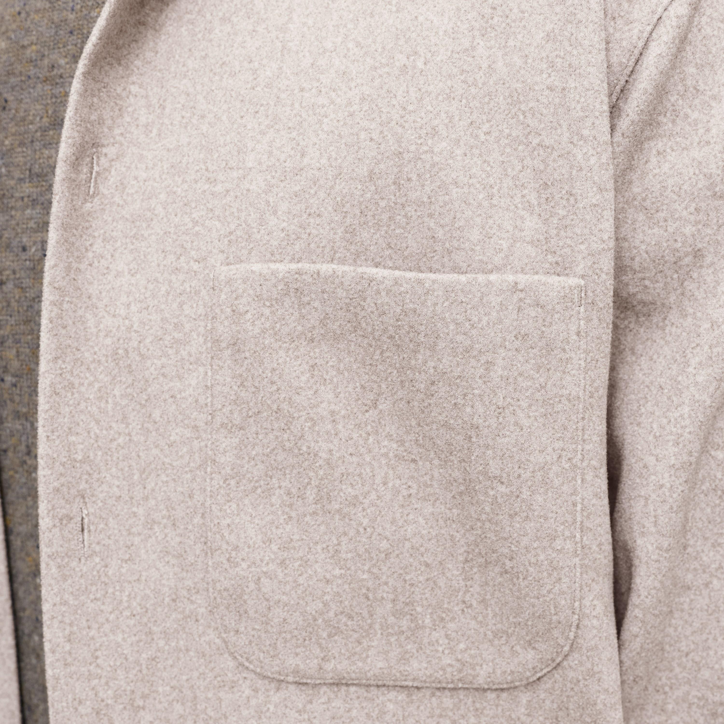 Jack & Jones Relaxed Fit Plain Spread Collar Long Sleeves Men's Shacket-men-clothing-shirts-image-5