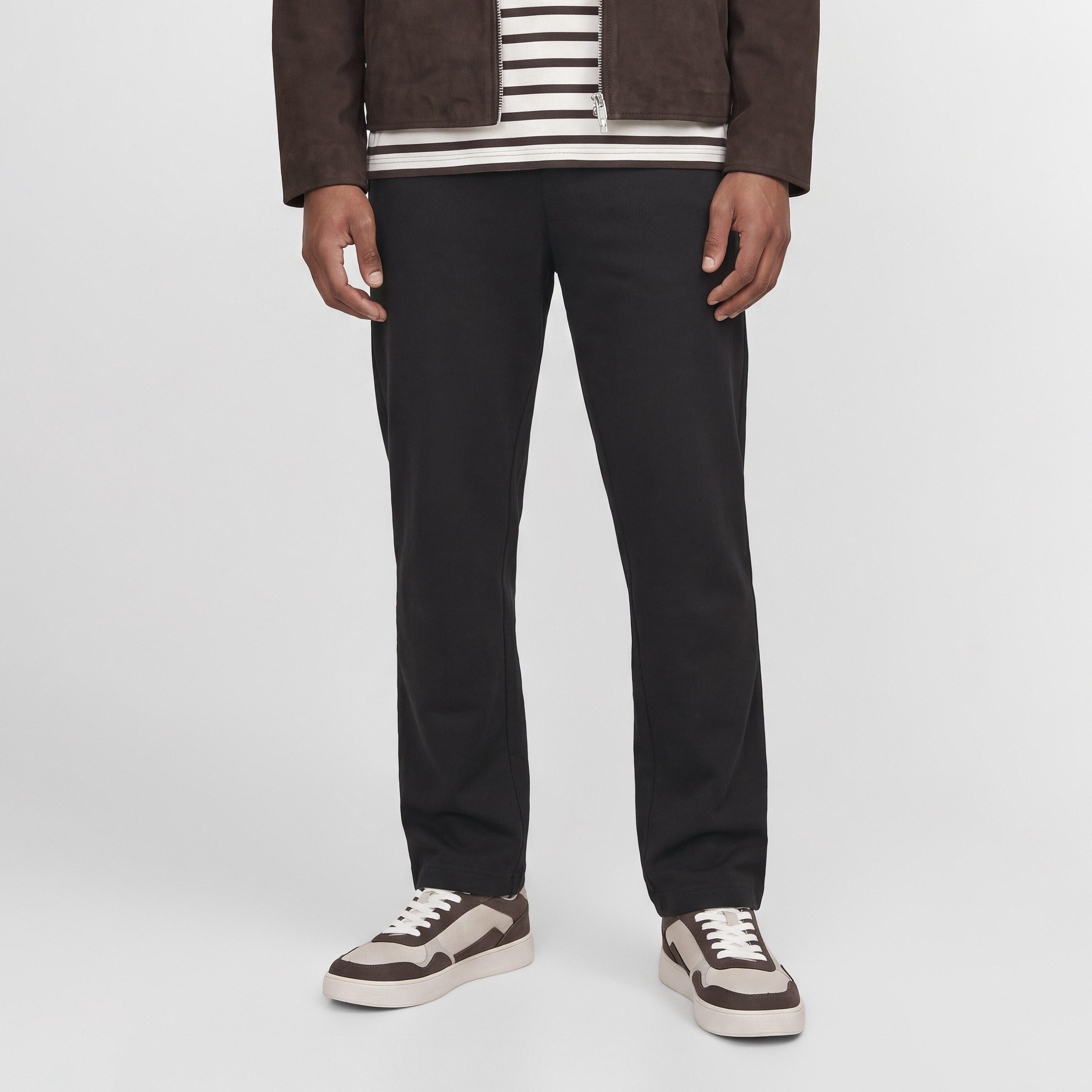 Jack & Jones Plain Mid Rise Elasticated Waist Men's Track Pants-men-clothing-joggers-image-1