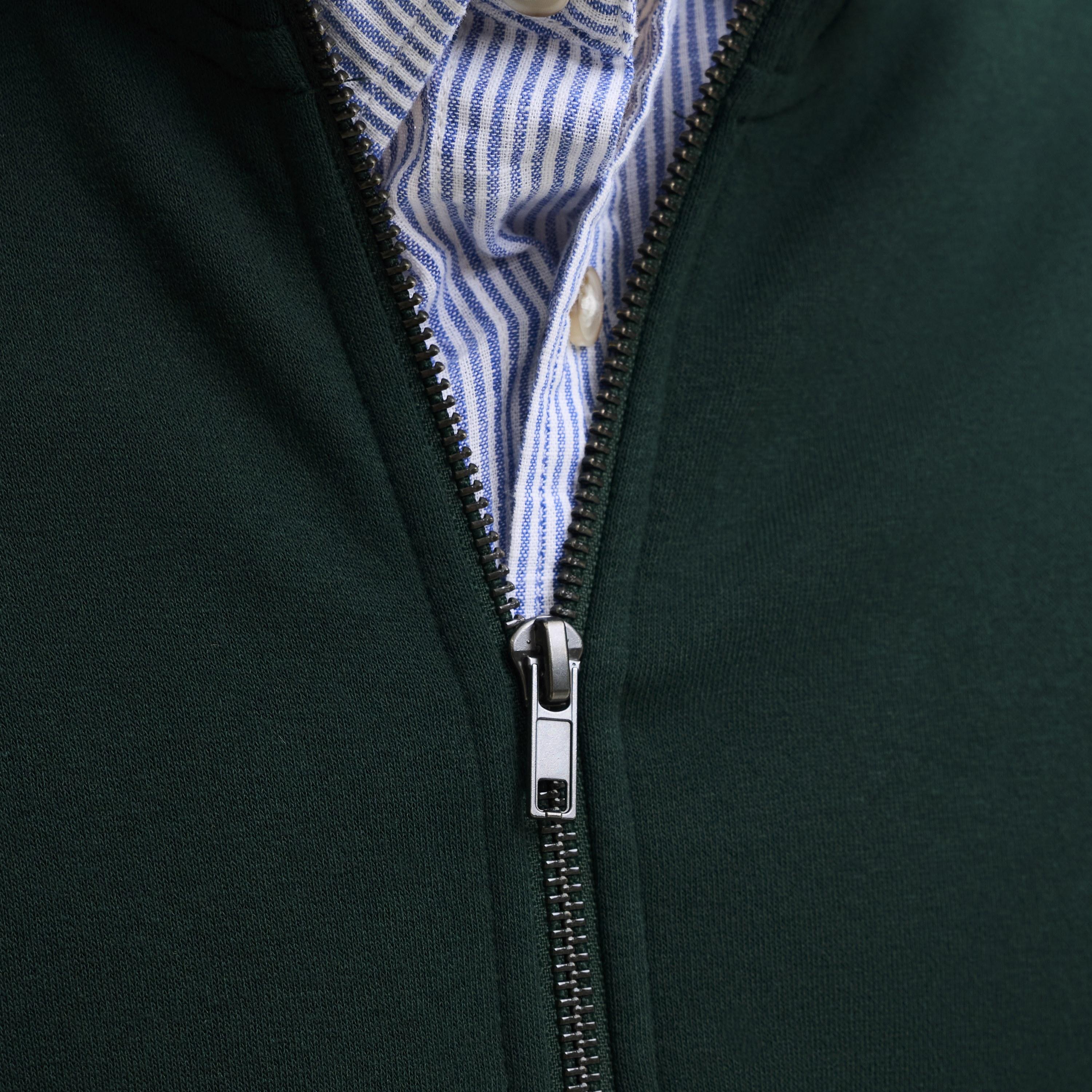 Jack & Jones Plain High Neck Long Sleeves Men's Zip Through Sweatshirt-men-winterwear-hoodiesandsweatshirts-image-21