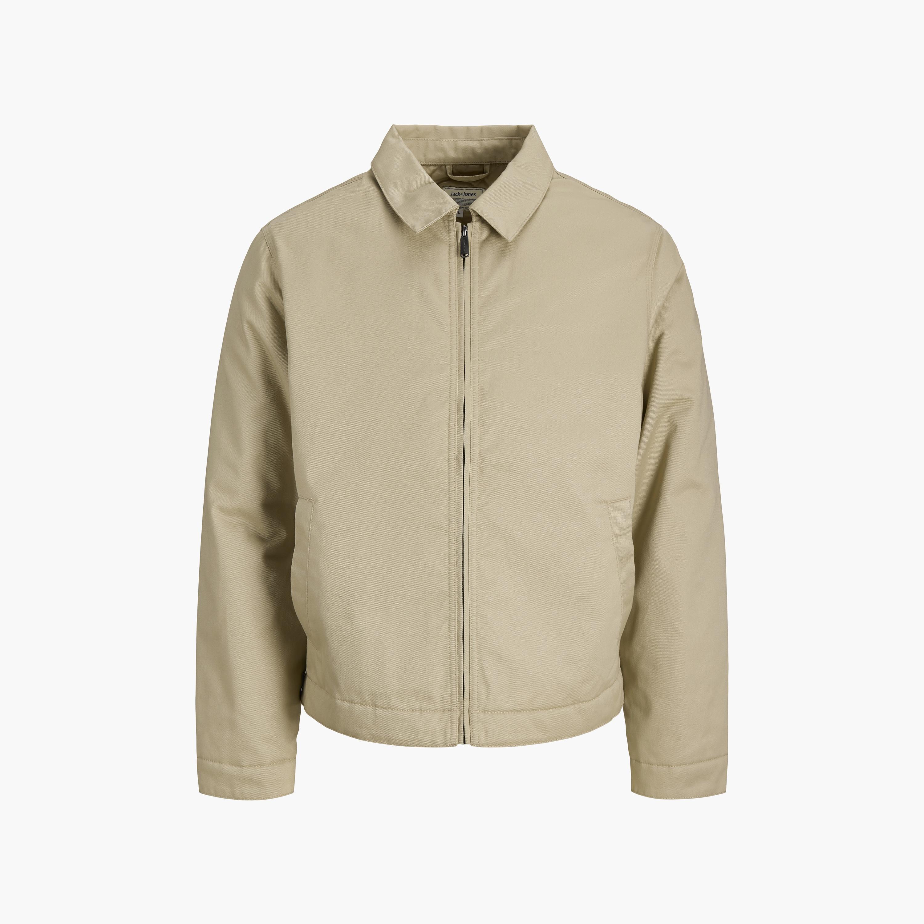 جاكيت رجالي سادة بياقة عريضة وأكمام طويلة من جاك آند جونز-men-clothing-jacketsandblazers-jackets-image-21