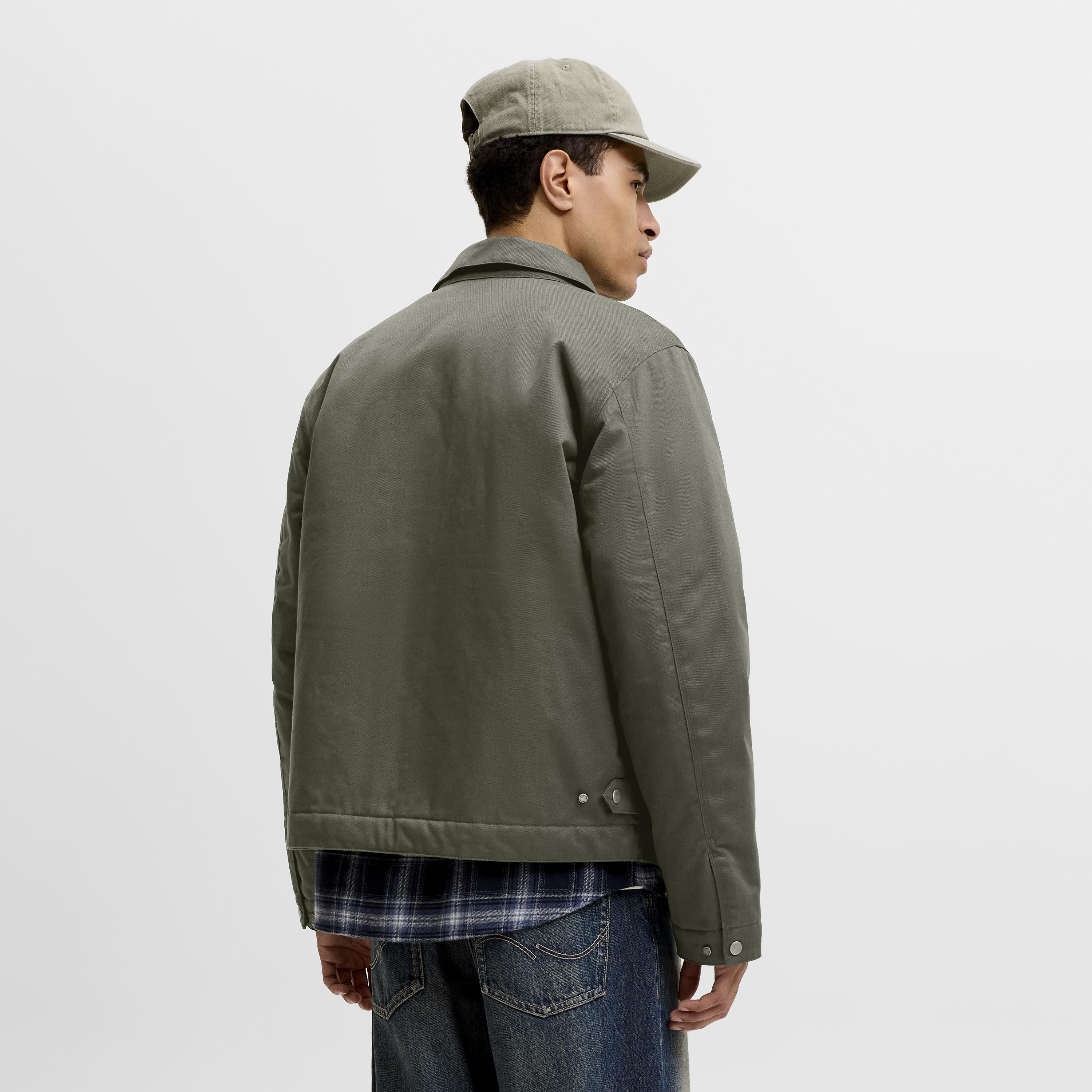 Jack & Jones Plain Spread Collar Long Sleeves Men's Jacket-men-clothing-jacketsandblazers-jackets-image-4