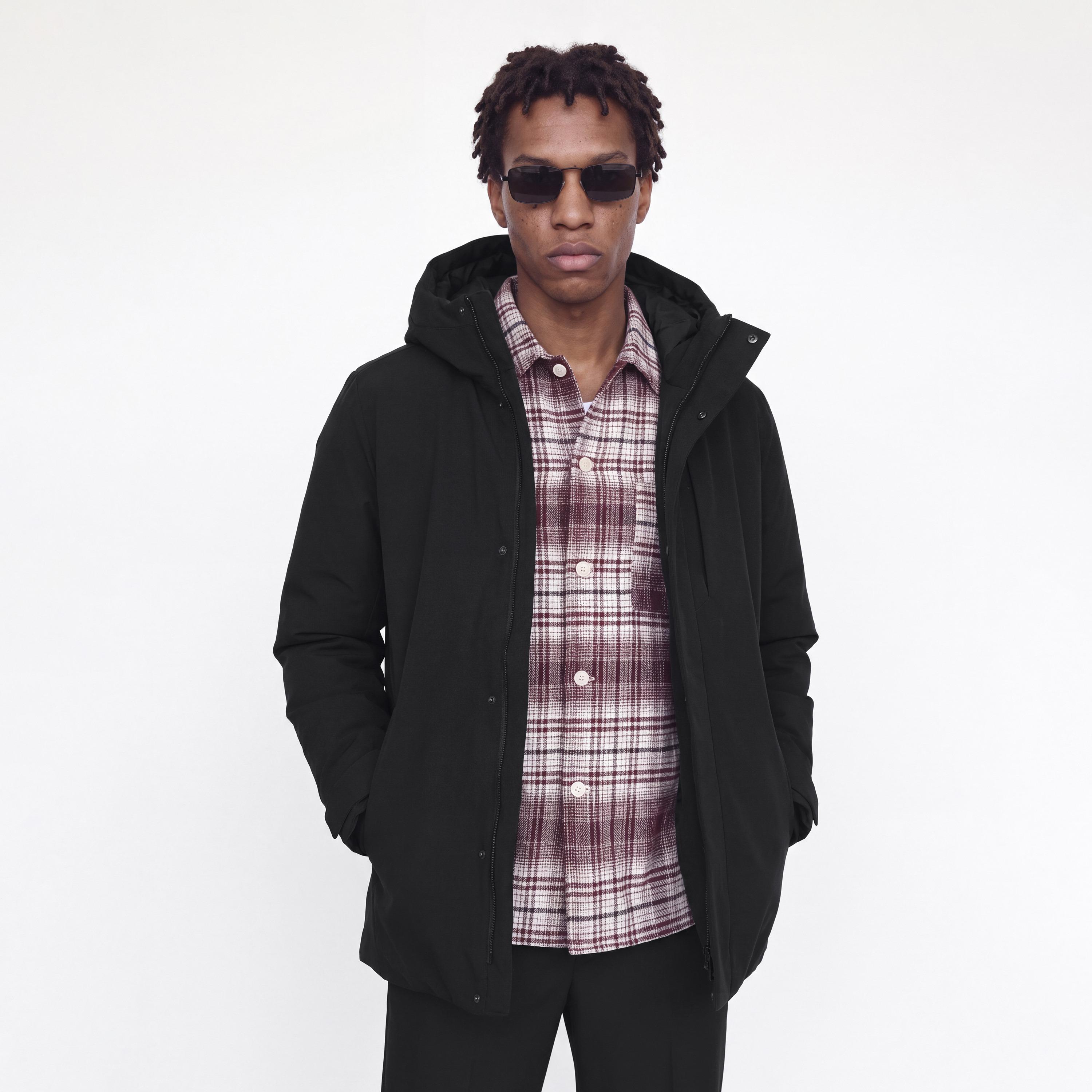 Jack & Jones Plain Hooded Neck Long Sleeves Men's Parka Jacket-men-clothing-jacketsandblazers-jackets-image-1