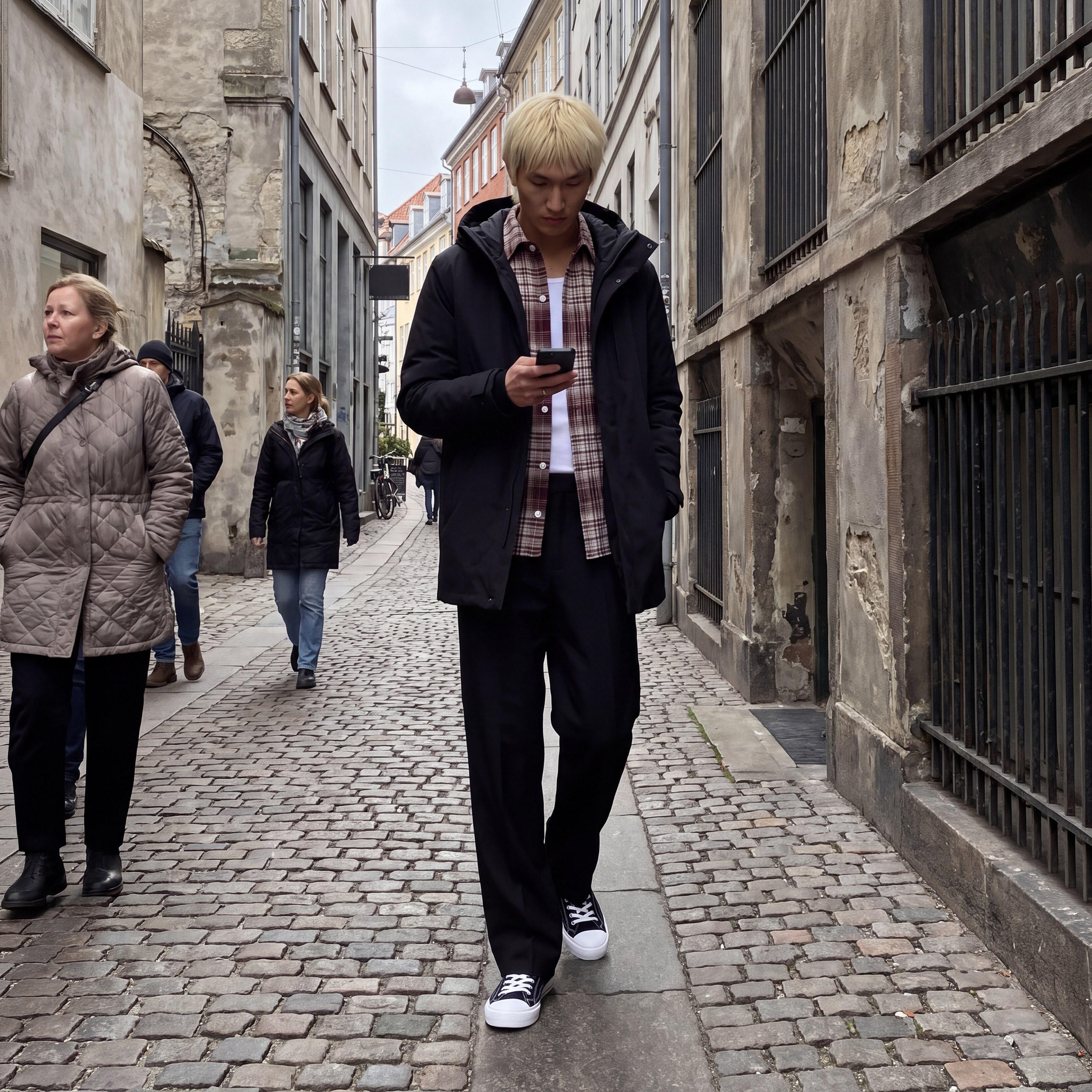 جاكيت باركا رجالي سادة بياقة بقبعة وأكمام طويلة من جاك آند جونز-men-clothing-jacketsandblazers-jackets-image-3