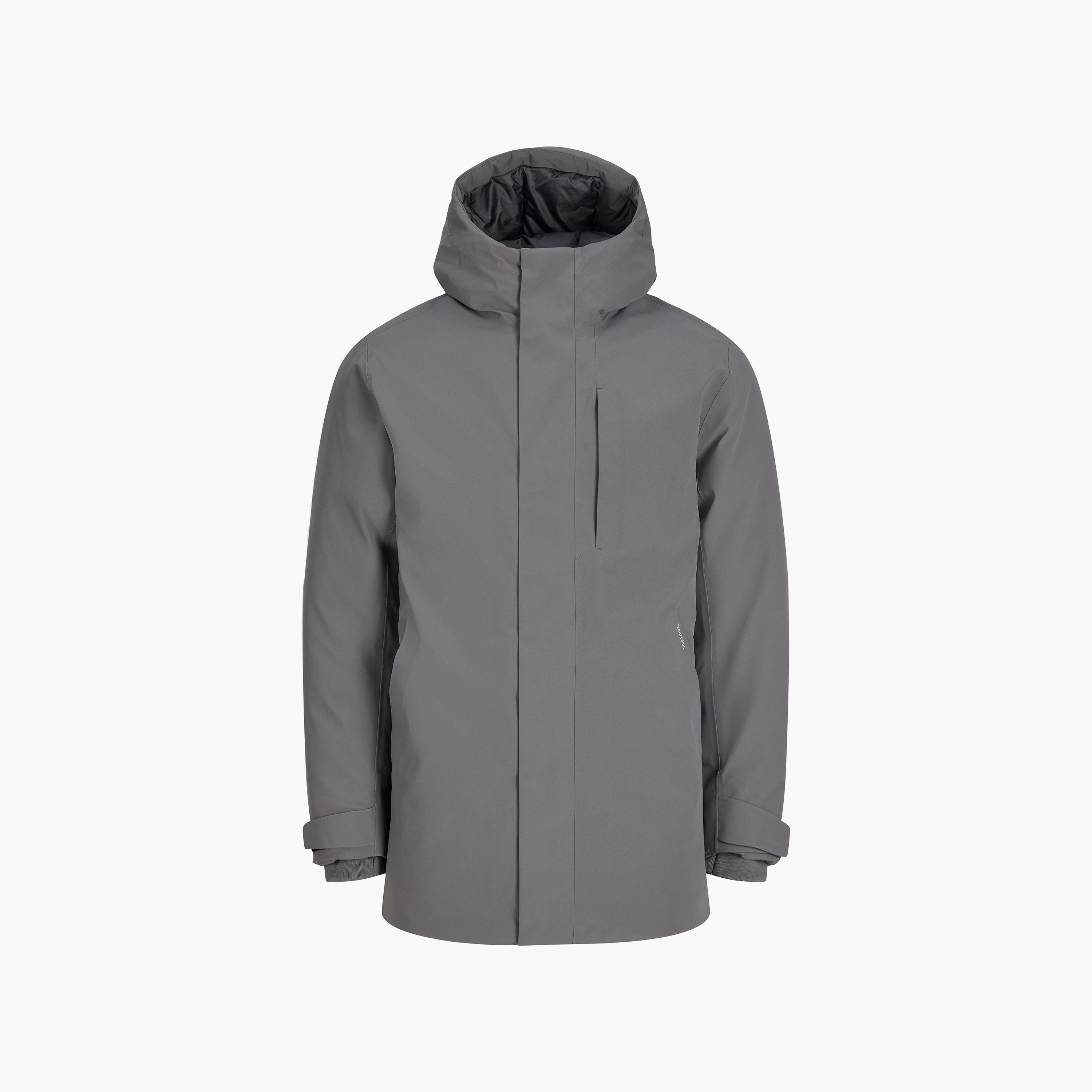 Jack & Jones Plain Hooded Neck Long Sleeves Men's Parka Jacket-men-clothing-jacketsandblazers-jackets-image-6