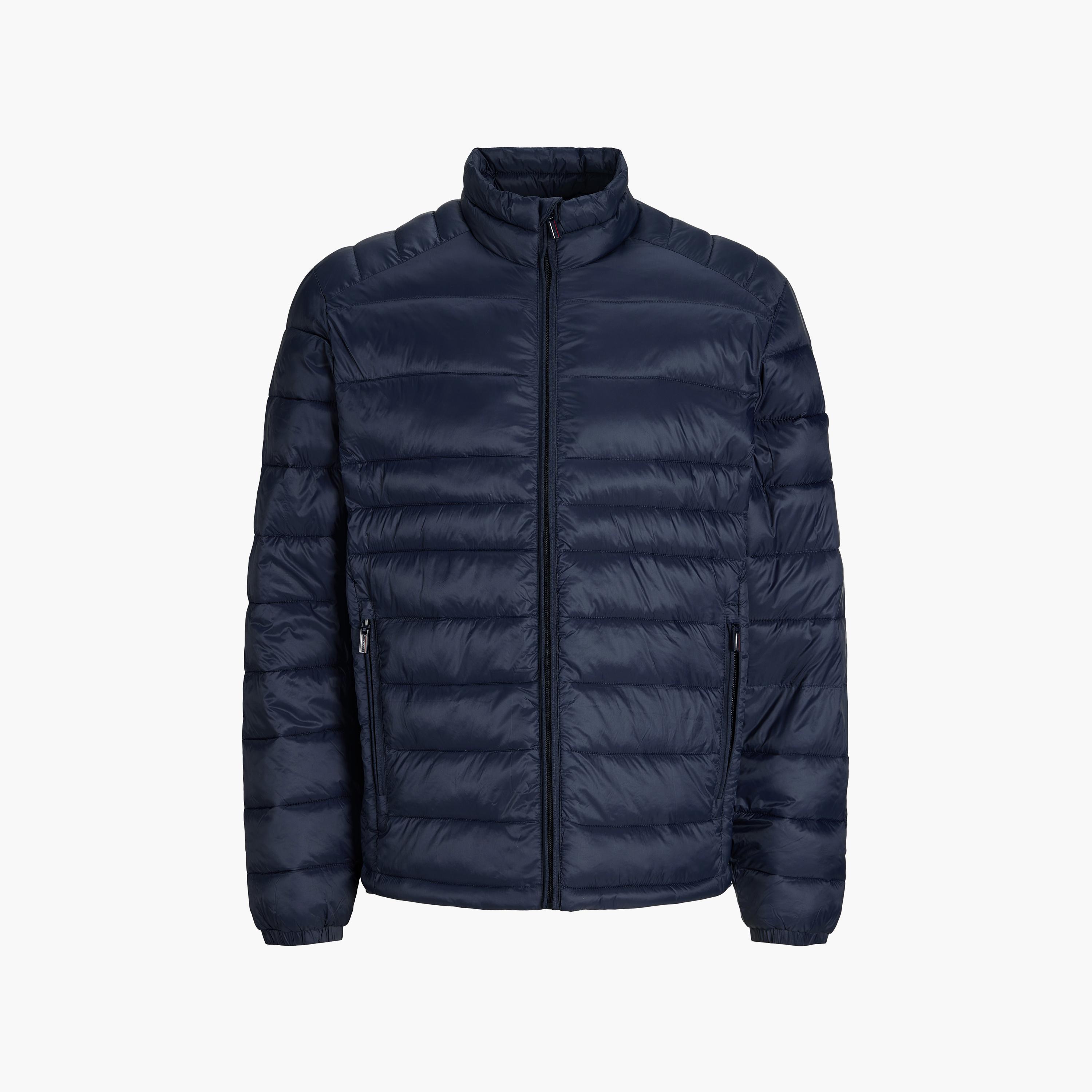 Jack & Jones Plain High Stan Up Collar Long Sleeves Men's Quilted Jacket-men-clothing-jacketsandblazers-jackets-image-7