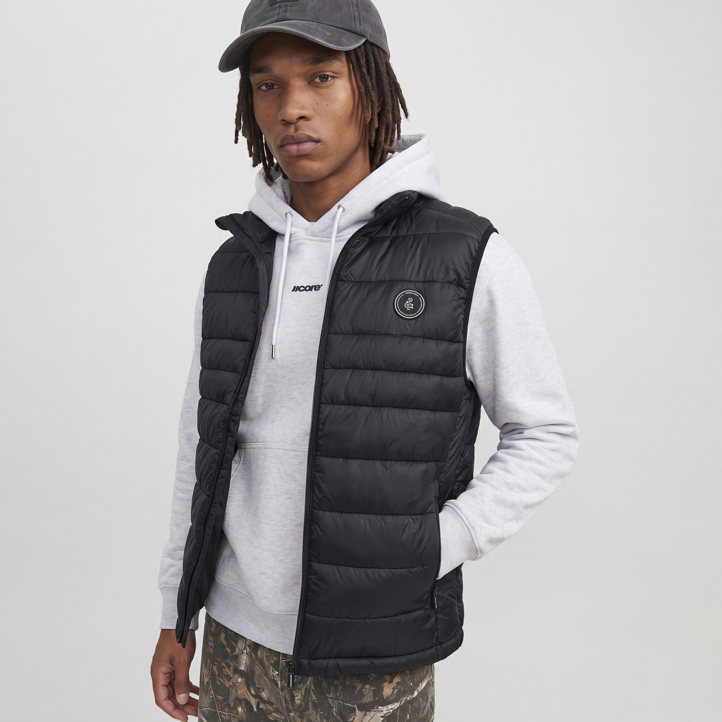 جيليه منفوخ رجالي بياقة واقفة عالية من جاك آند جونز-men-clothing-jacketsandblazers-jackets-image-3