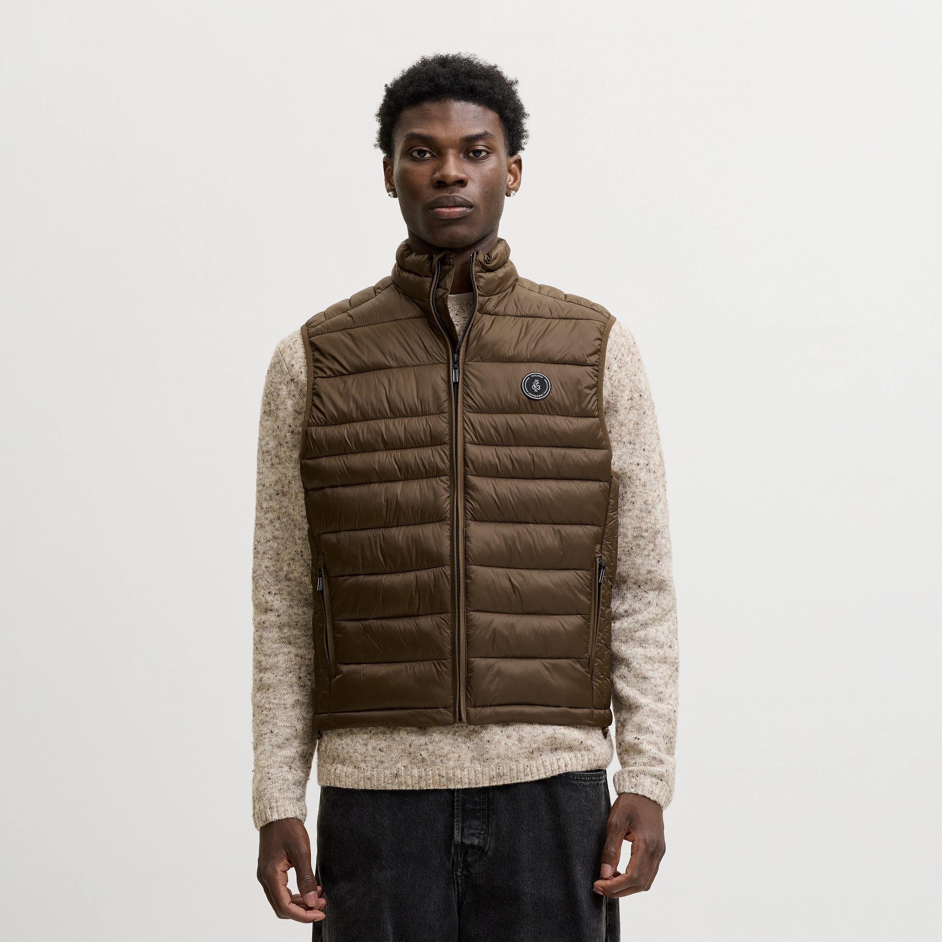 Jack & Jones  High Stand Up Collar Men's Puffer Gilet-men-clothing-jacketsandblazers-jackets-image-1