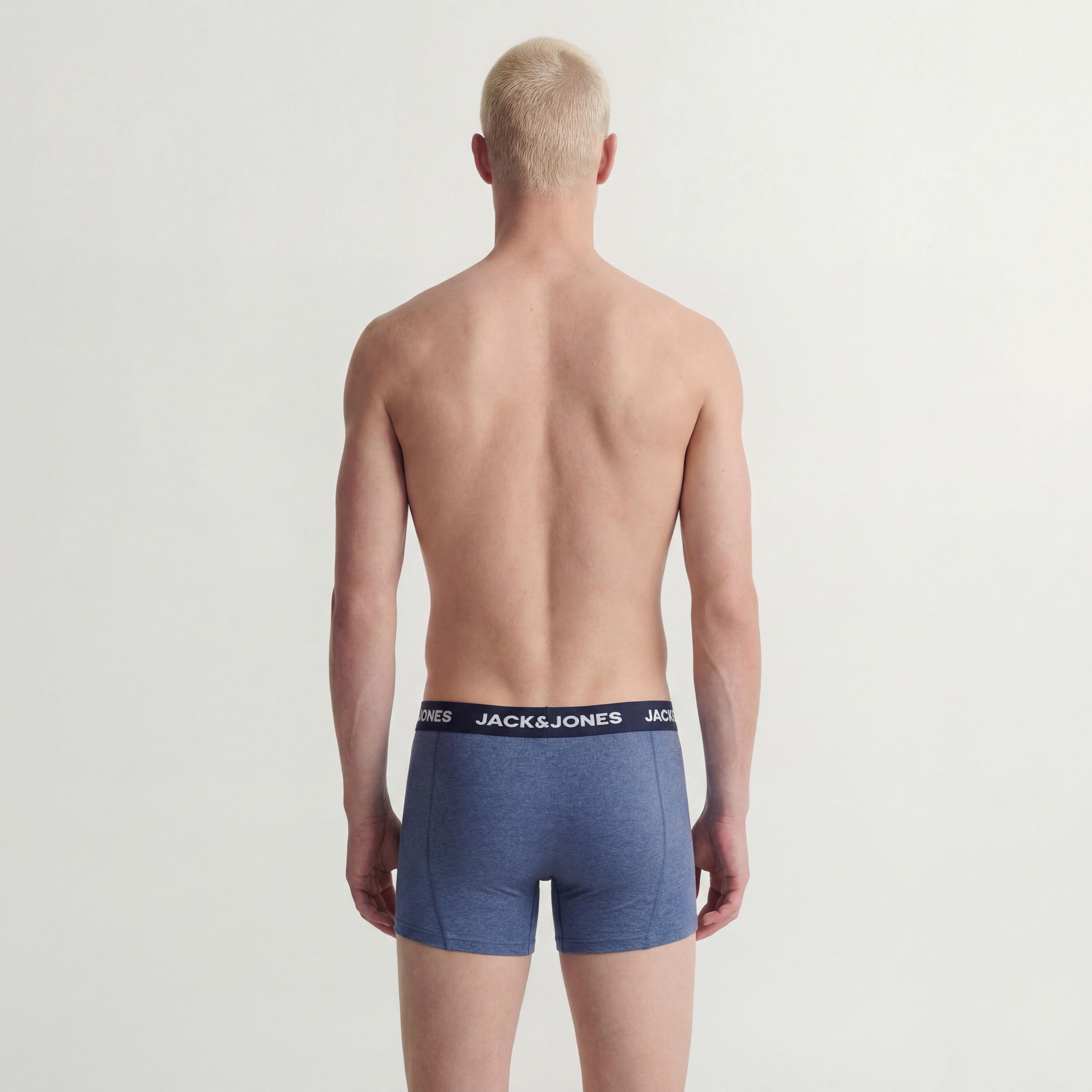 مجموعة من 3 سراويل داخلية للرجال برباط خصر مطبوع عليه العلامة التجارية من جاك اند جونز-men-clothing-innerwear-underwear-image-3