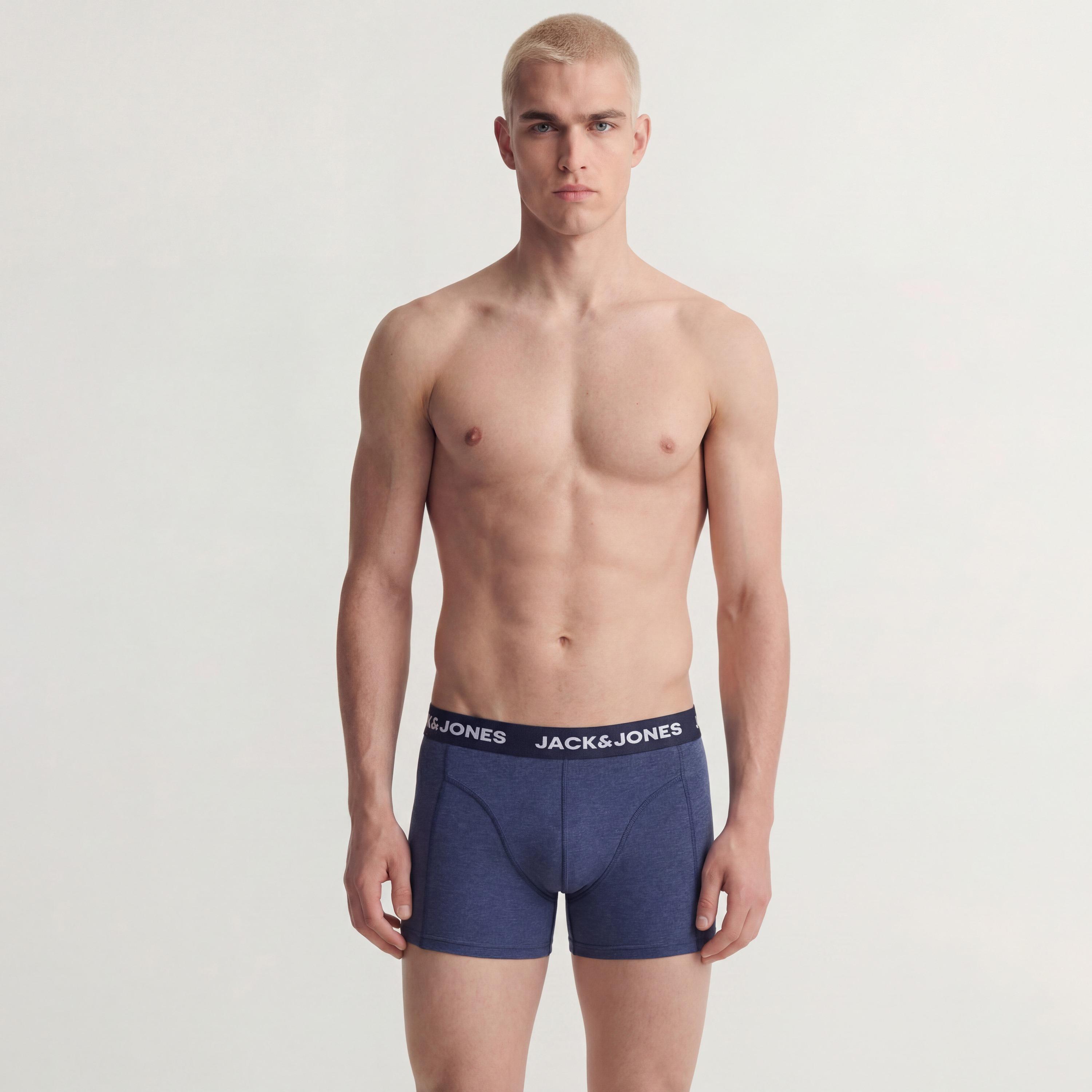 مجموعة من 3 سراويل داخلية للرجال برباط خصر مطبوع عليه العلامة التجارية من جاك اند جونز-men-clothing-innerwear-underwear-image-4