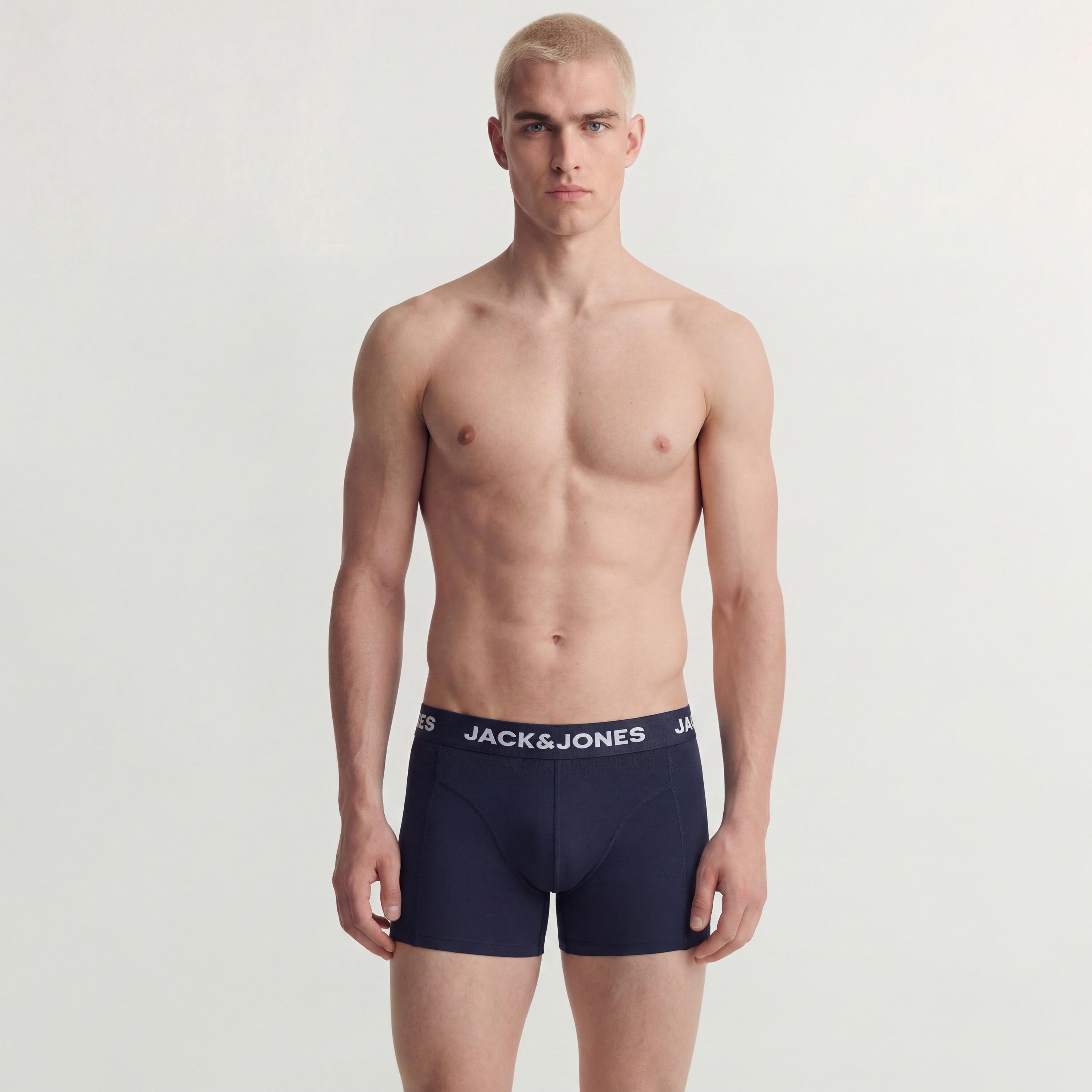 مجموعة من 3 سراويل داخلية للرجال برباط خصر مطبوع عليه العلامة التجارية من جاك اند جونز-men-clothing-innerwear-underwear-image-5