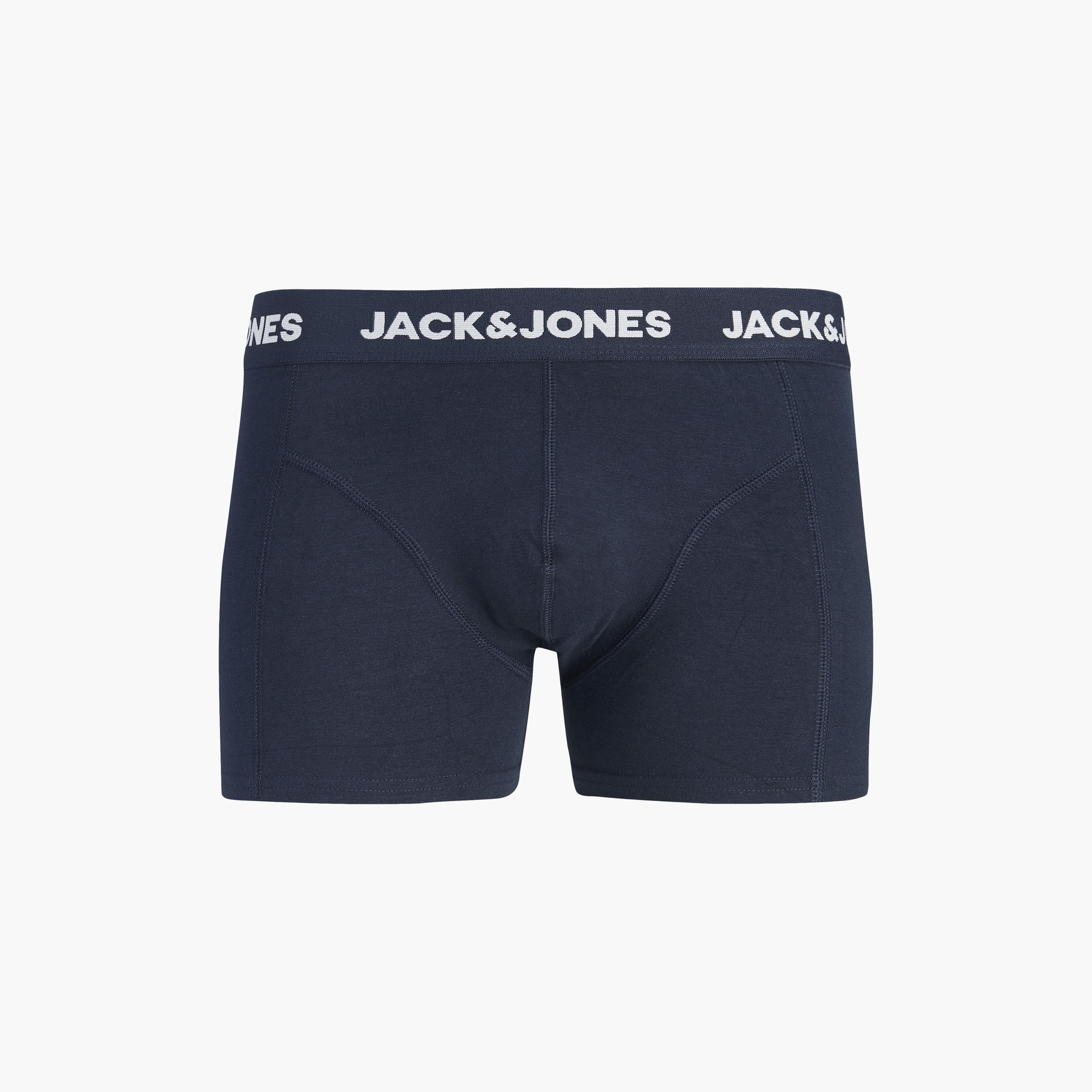 مجموعة من 3 سراويل داخلية للرجال برباط خصر مطبوع عليه العلامة التجارية من جاك اند جونز-men-clothing-innerwear-underwear-image-7