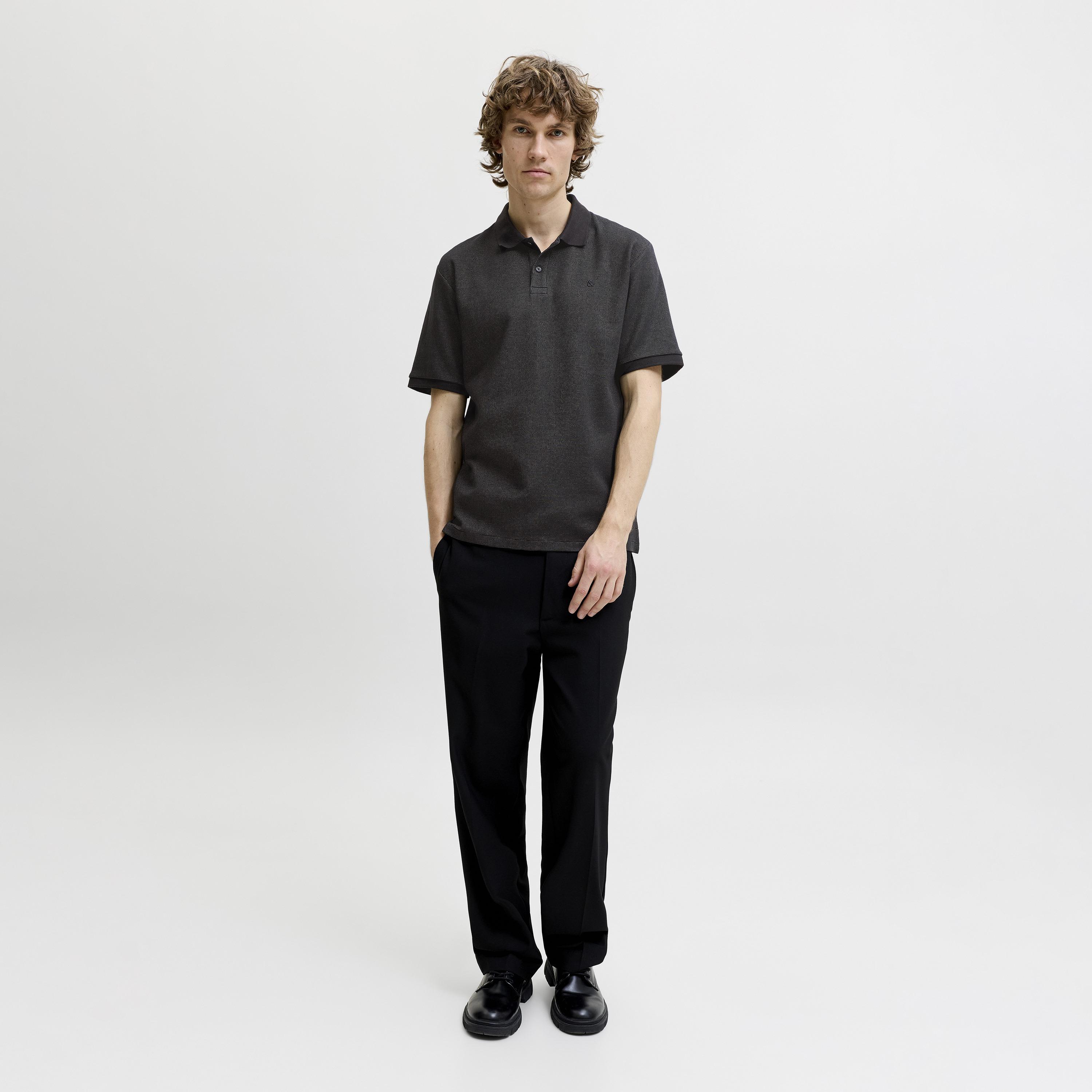 Jack & Jones Textured Short Sleeves Men's Polo T-Shirt-men-clothing-tshirtsandpolos-polos-image-2