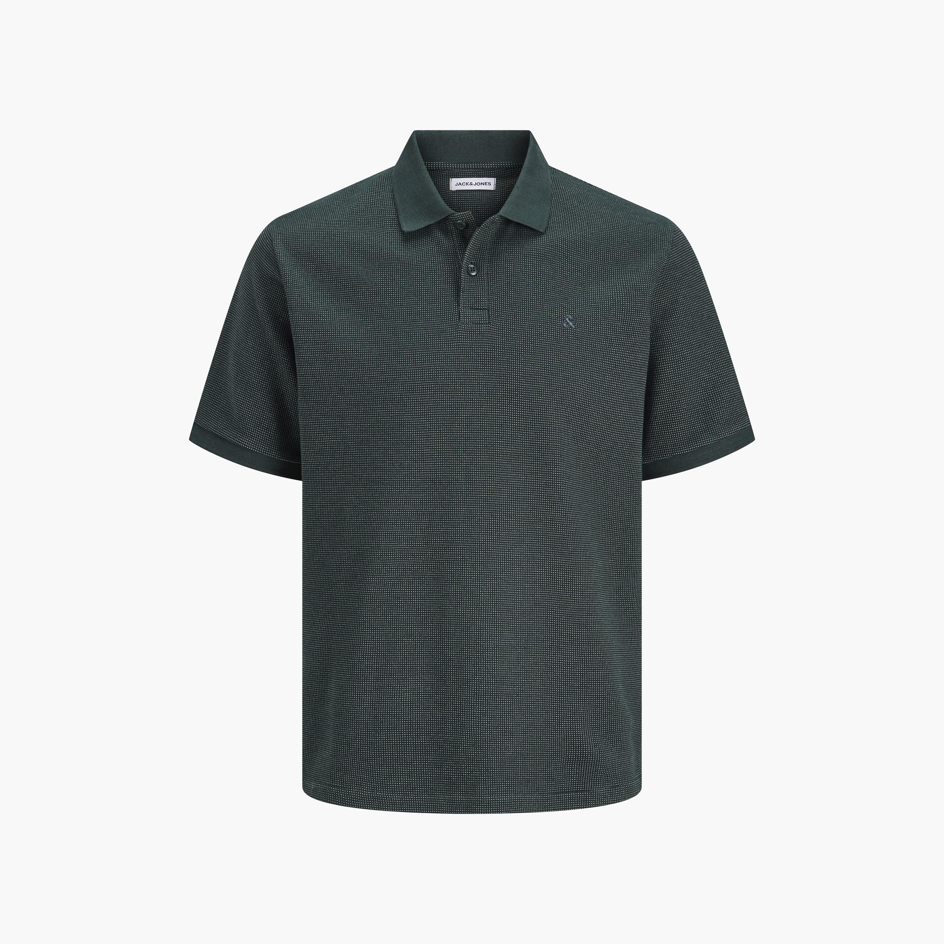 Jack & Jones Textured Short Sleeves Men's Polo T-Shirt-men-clothing-tshirtsandpolos-polos-image-7