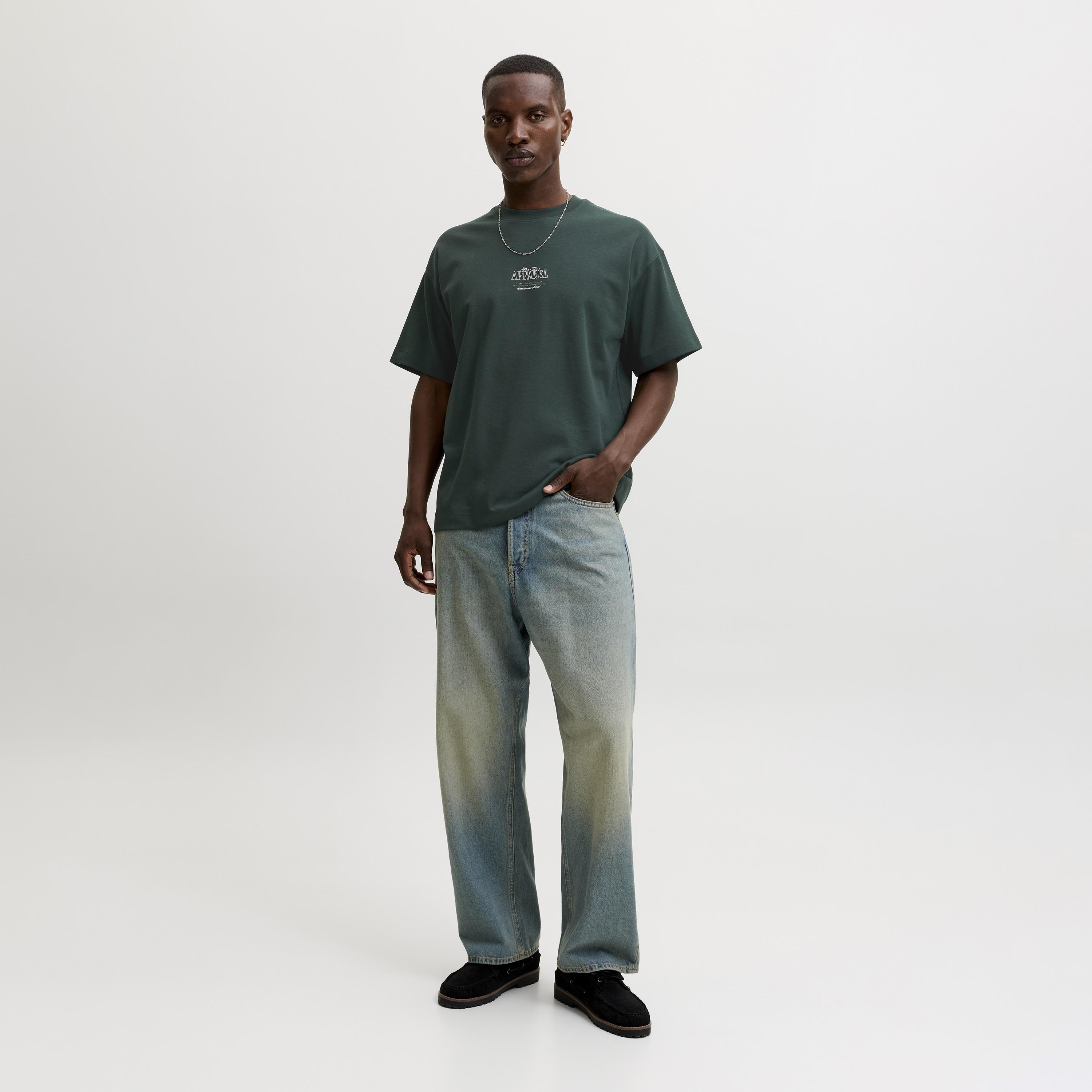 Jack & Jones Back Printed Crew Neck Short Sleeves Men's T-Shirt-men-clothing-tshirtsandpolos-tshirts-image-26