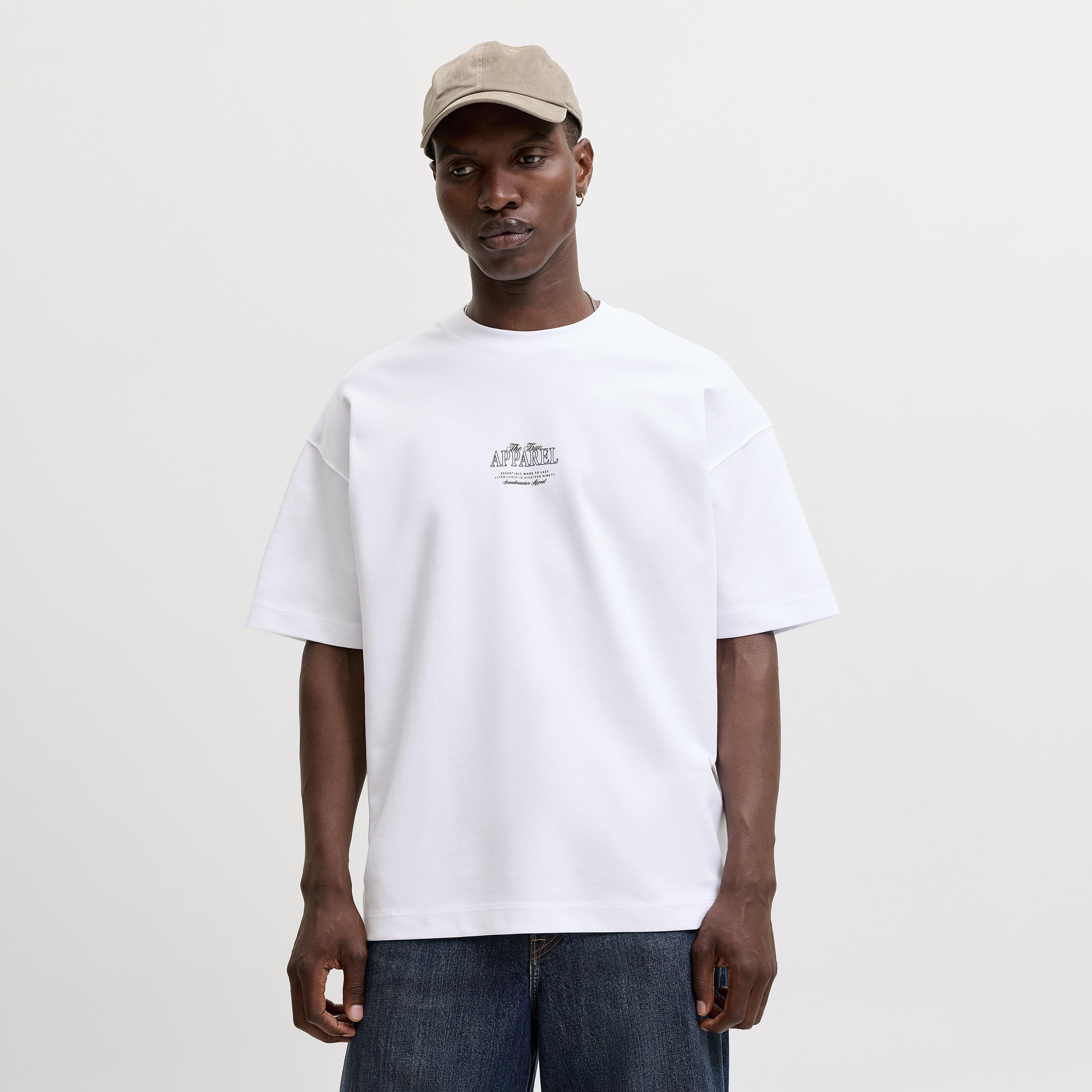 تيشيرت رجالي برقبة مستديرة وأكمام قصيرة وطبعة خلفية من جاك آند جونز-men-clothing-tshirtsandpolos-tshirts-image-1