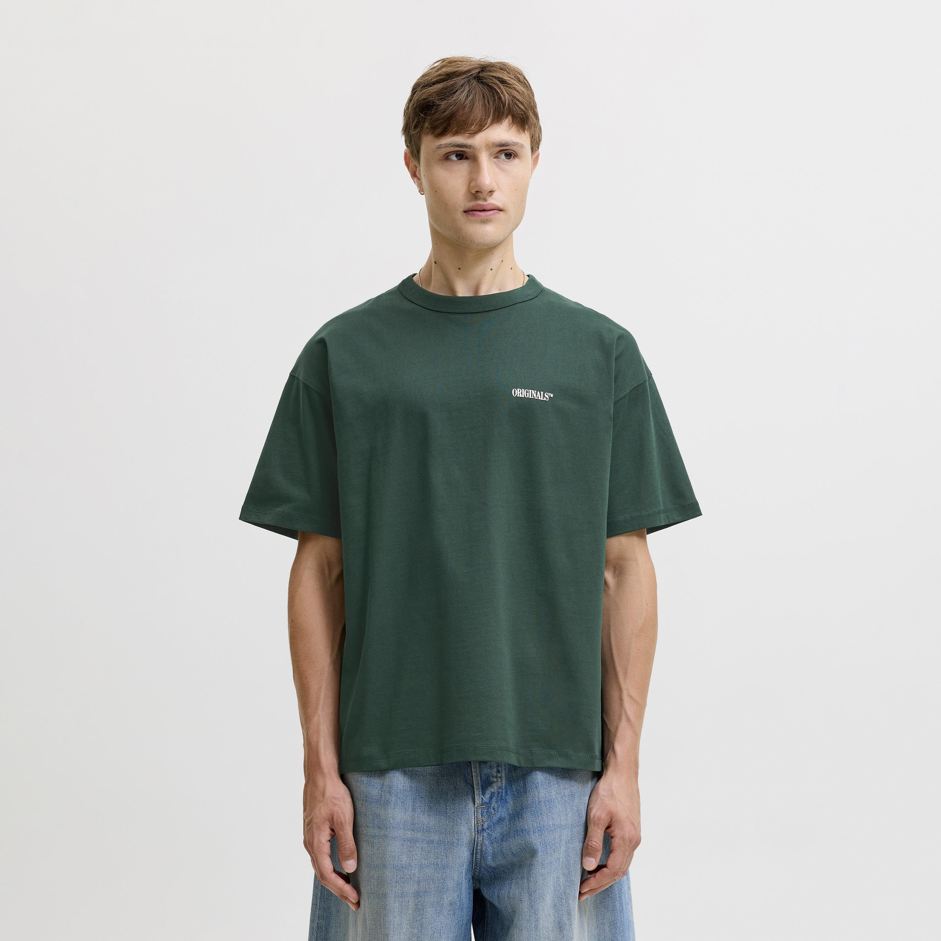 تيشيرت رجالي برقبة مستديرة وأكمام قصيرة وطبعة خلفية من جاك آند جونز-men-clothing-tshirtsandpolos-tshirts-image-1