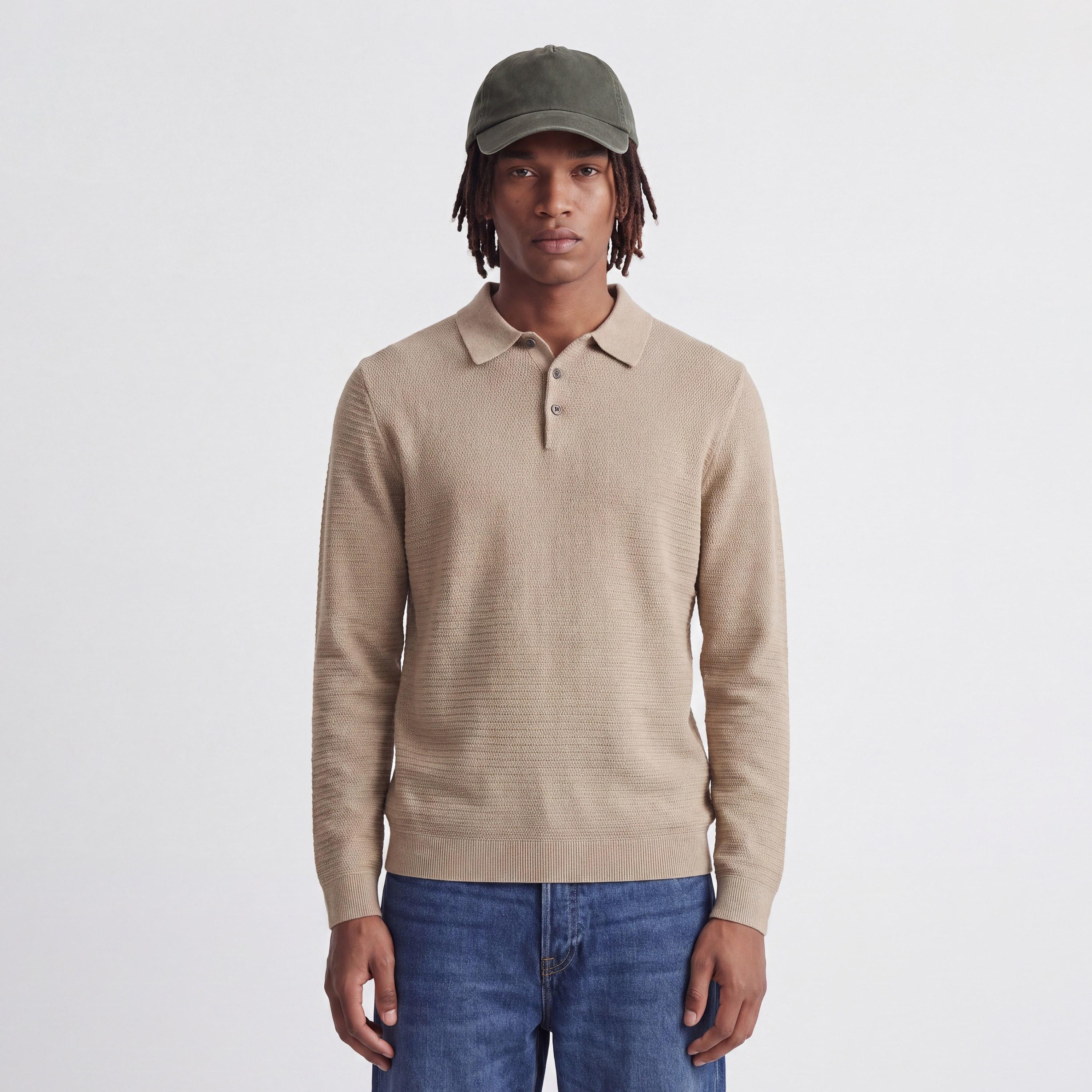 بلوفر رجالي تريكو بياقة بولو وأكمام طويلة من جاك آند جونز-men-clothing-sweatersandpullovers-image-13