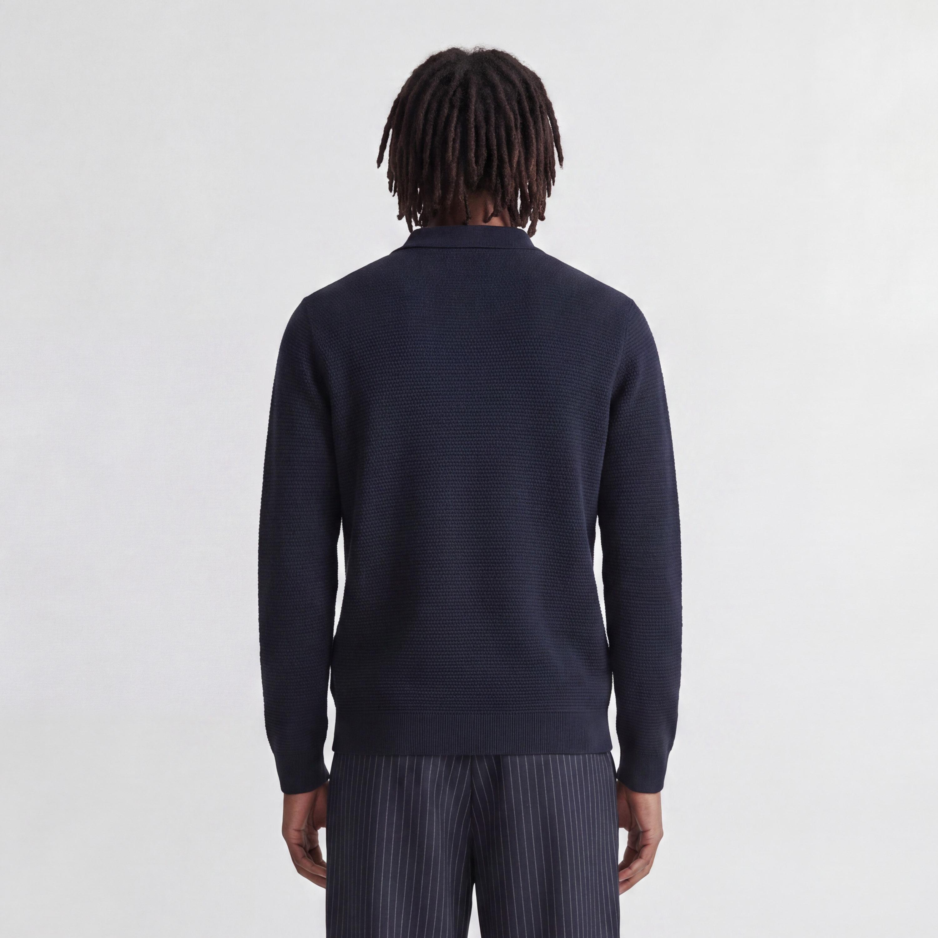 Jack & Jones Knitted Polo Collar Long Sleeves Men's Pullover-men-clothing-sweatersandpullovers-image-4