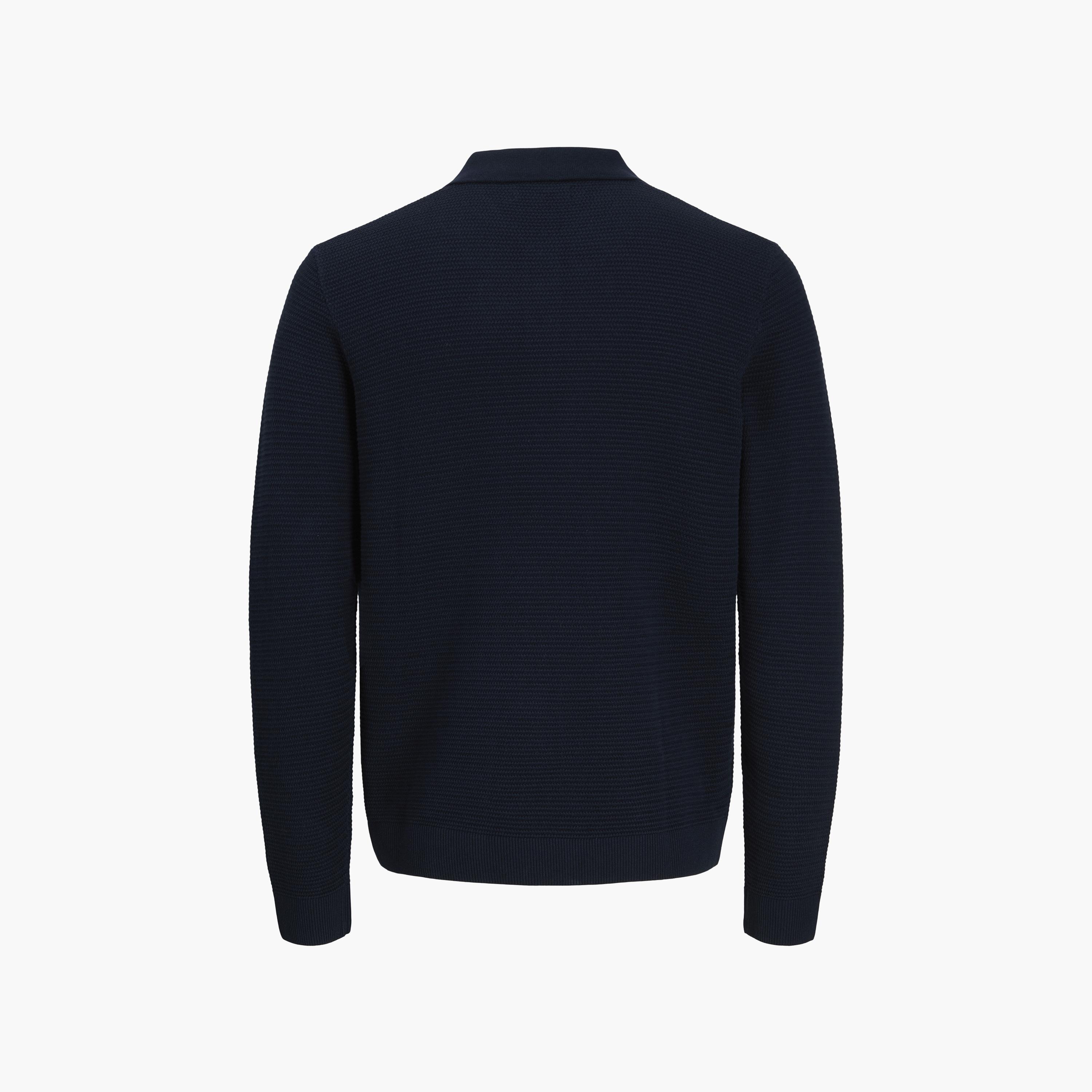 بلوفر رجالي تريكو بياقة بولو وأكمام طويلة من جاك آند جونز-men-clothing-sweatersandpullovers-image-6