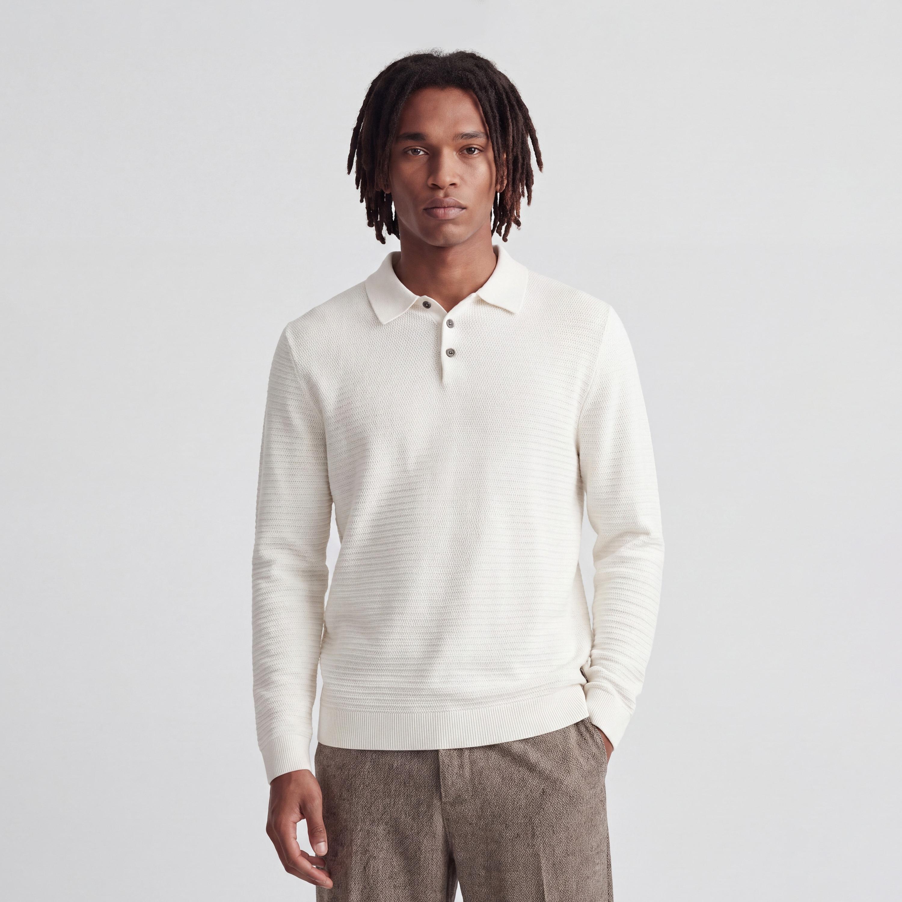 بلوفر رجالي تريكو بياقة بولو وأكمام طويلة من جاك آند جونز-men-clothing-sweatersandpullovers-image-7