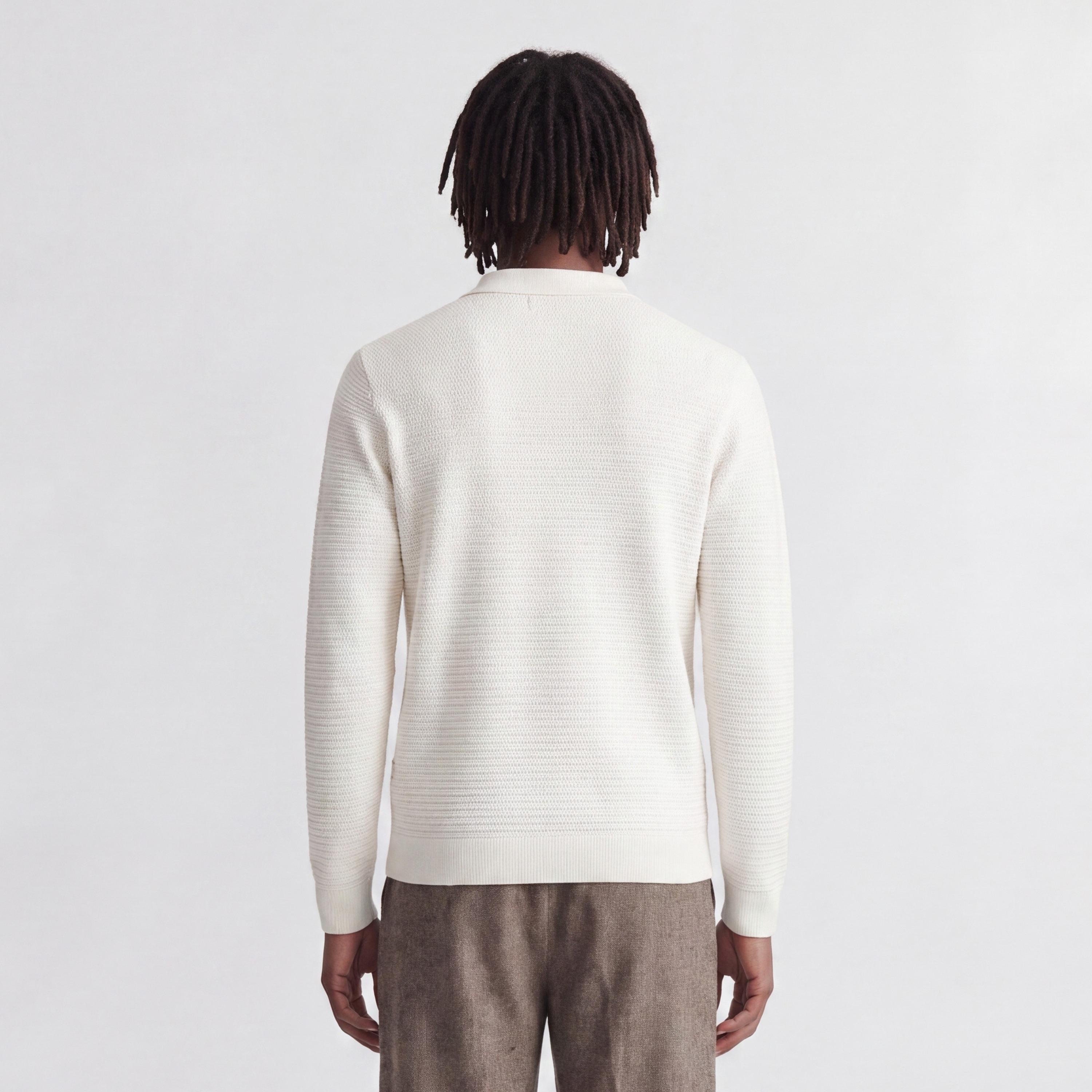 Jack & Jones Knitted Polo Collar Long Sleeves Men's Pullover-men-clothing-sweatersandpullovers-image-4