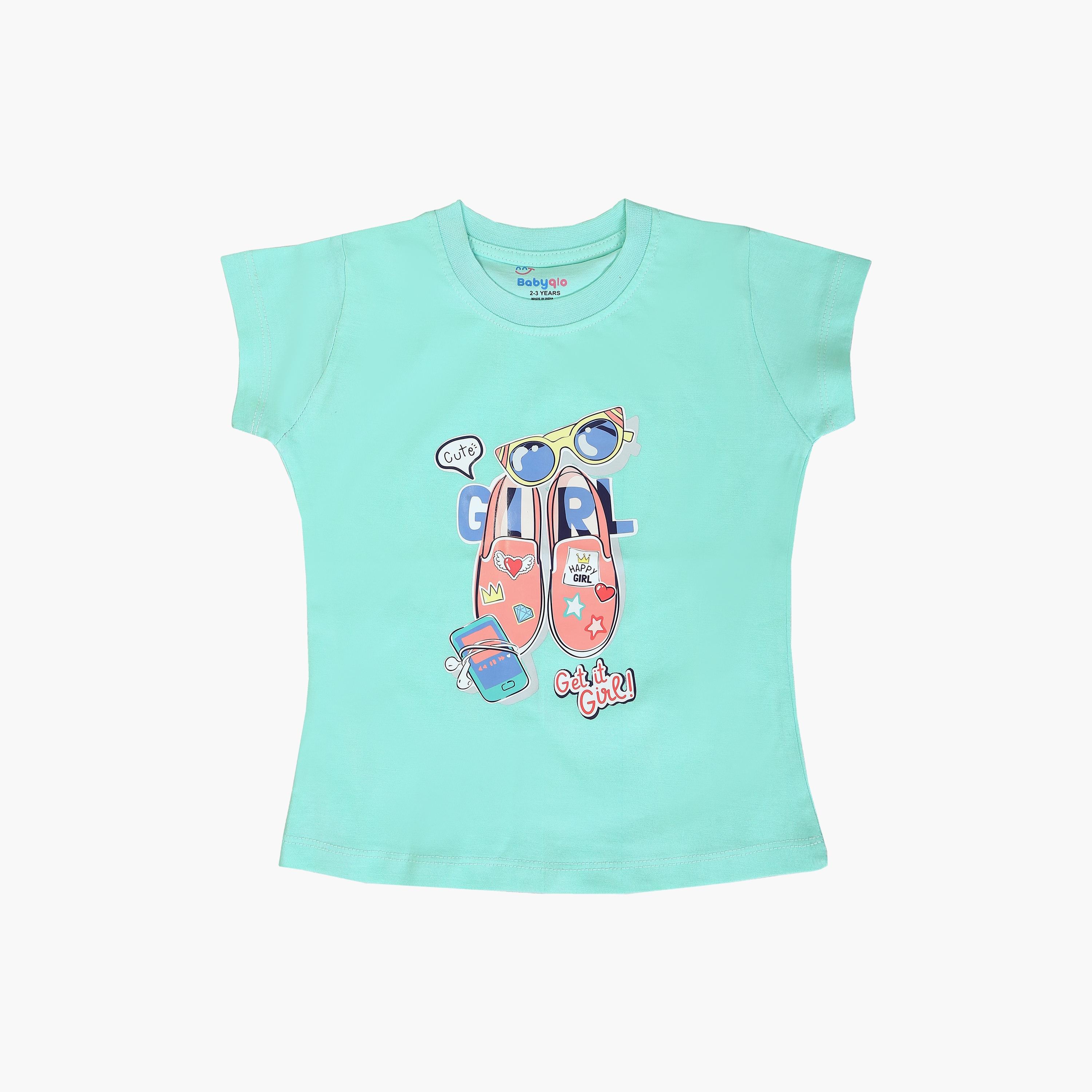 Babyqlo Shoes Printed Top-girls-clothing-tshirts-image-1
