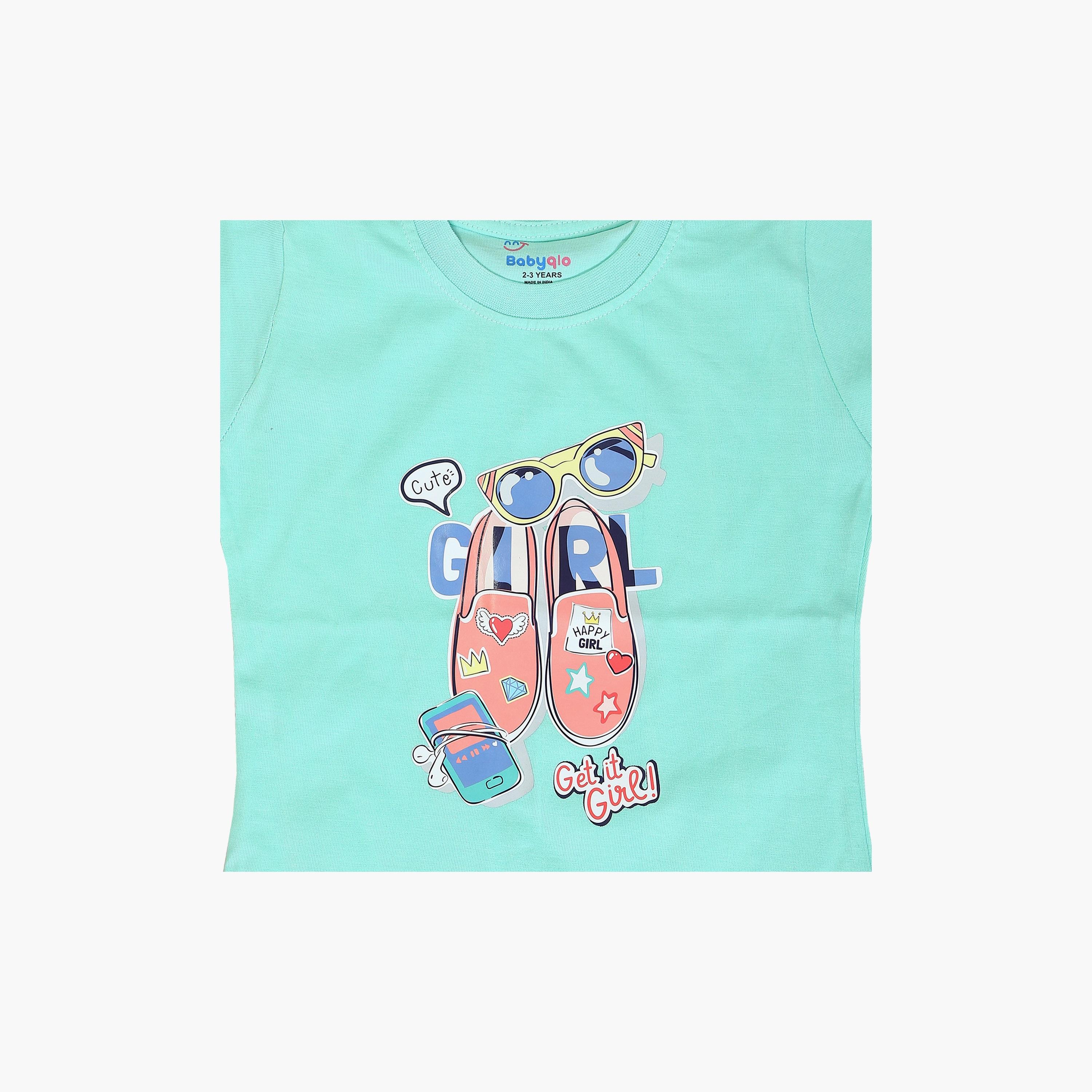 Babyqlo Shoes Printed Top-girls-clothing-tshirts-image-4