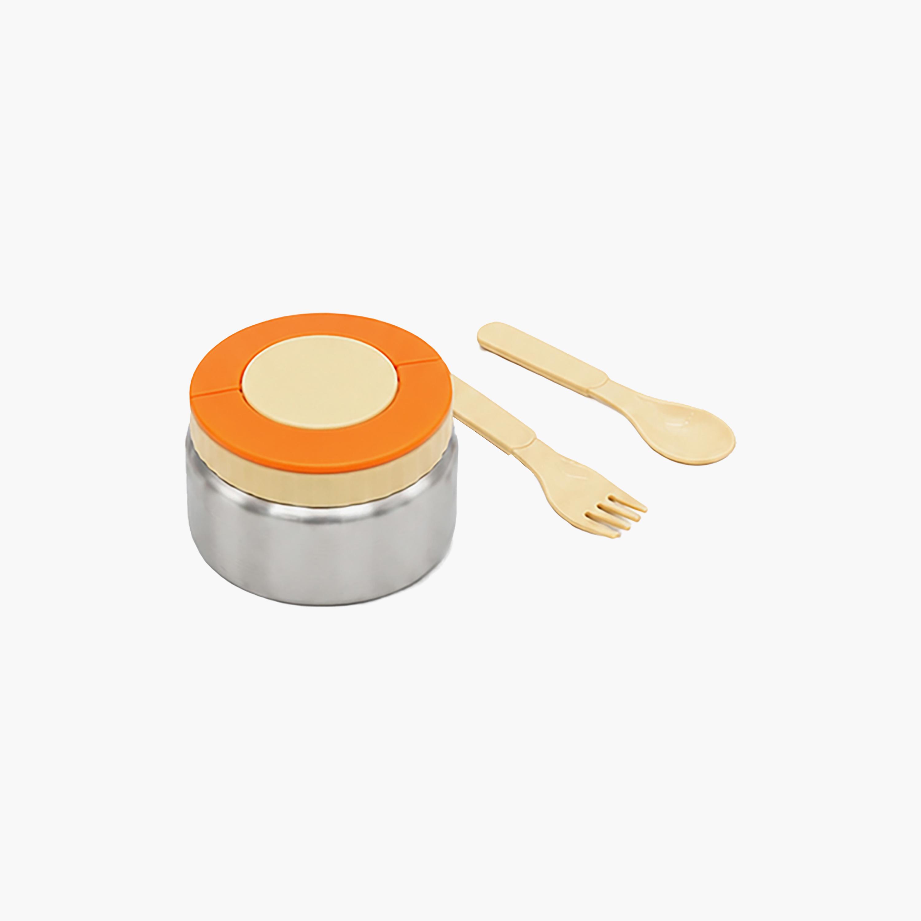 Babies Basic Animals 4-Piece Insulated Bento Lunch Box Set with Snack Box & Spoon - 1600 ml-school-lunchessentials-lunchboxes-image-3
