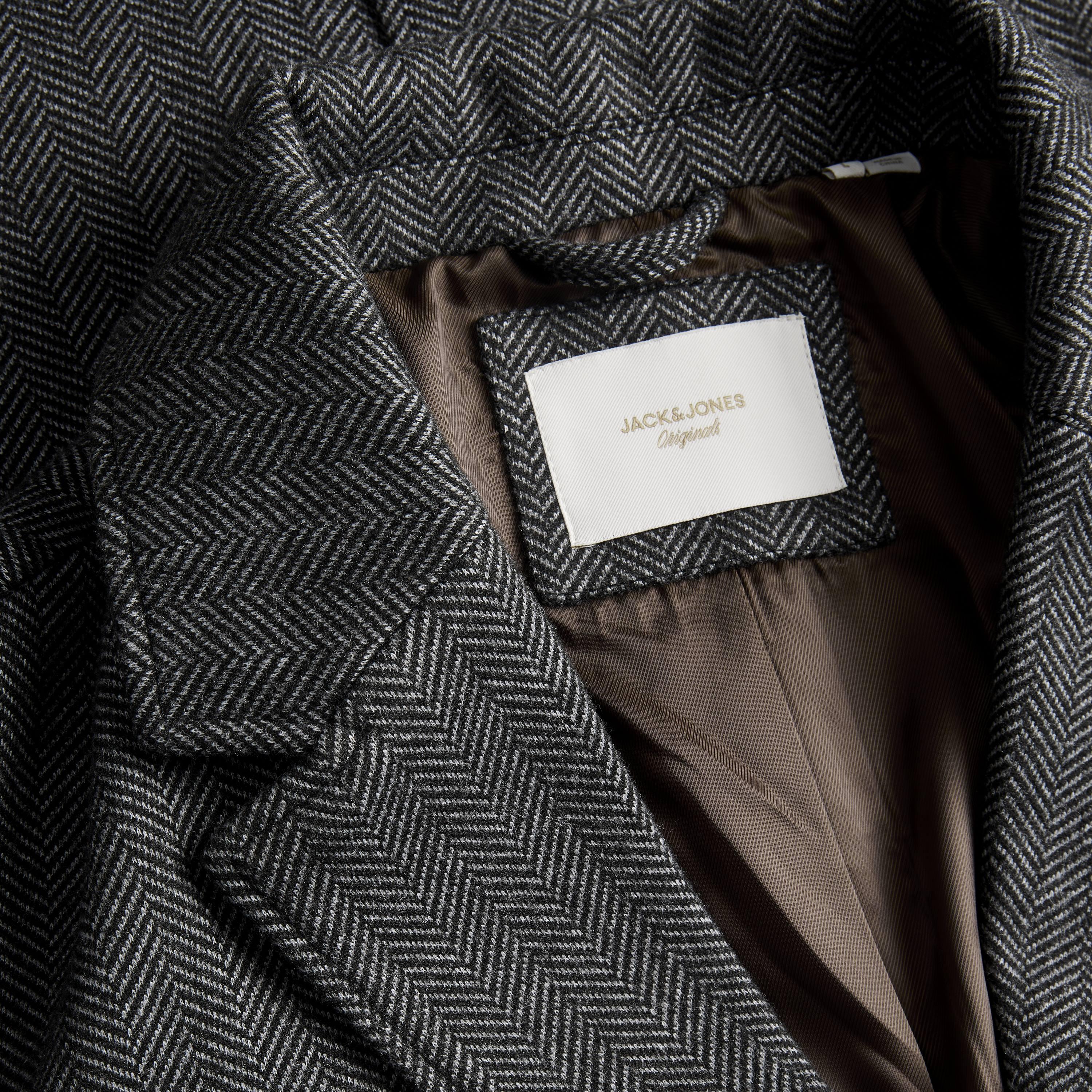 معطف رجالي بأكمام طويلة وياقة مطوية نوتش بملمس بارز من جاك آند جونز-men-winterwear-jacketsandblazers-image-11