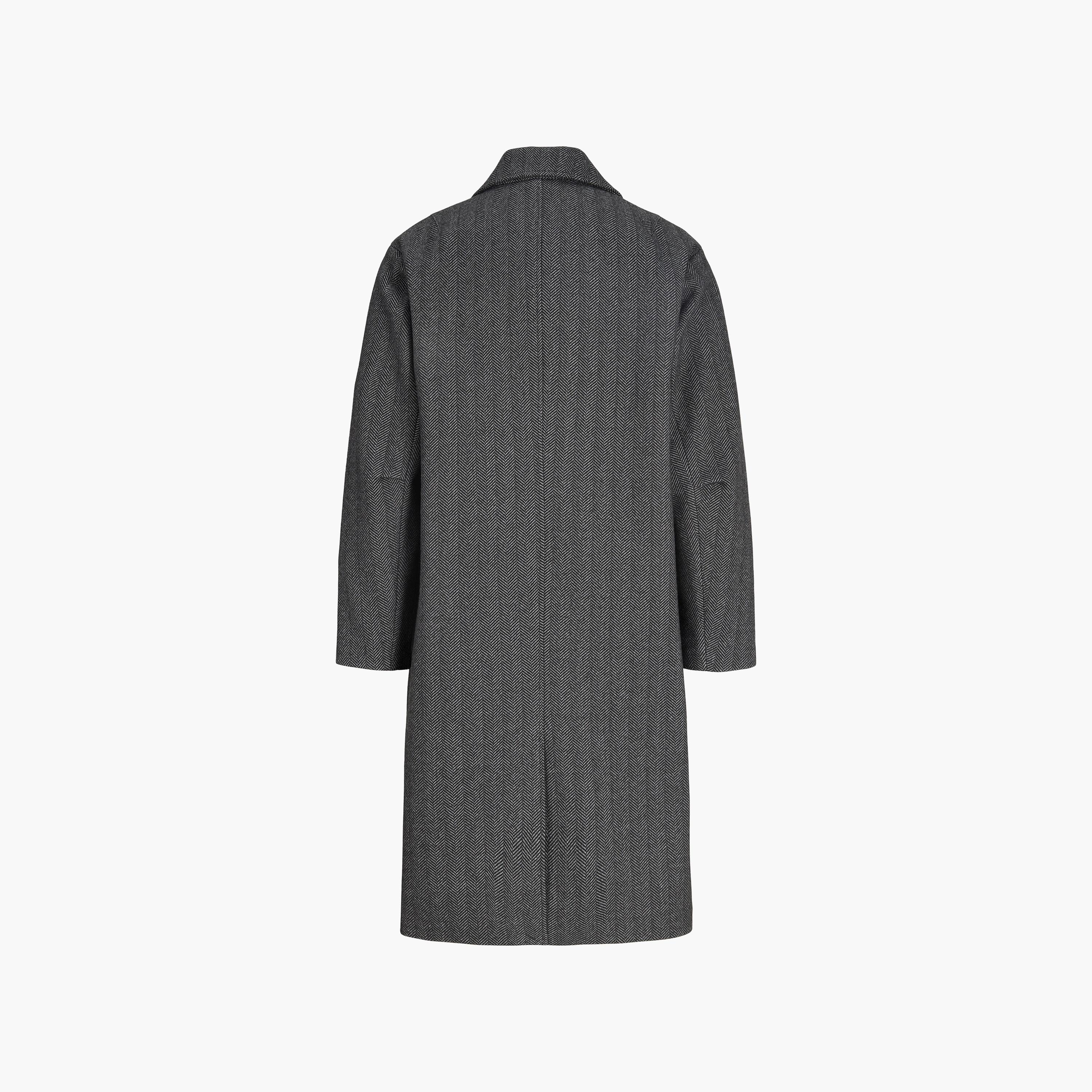 معطف رجالي بأكمام طويلة وياقة مطوية نوتش بملمس بارز من جاك آند جونز-men-winterwear-jacketsandblazers-image-3