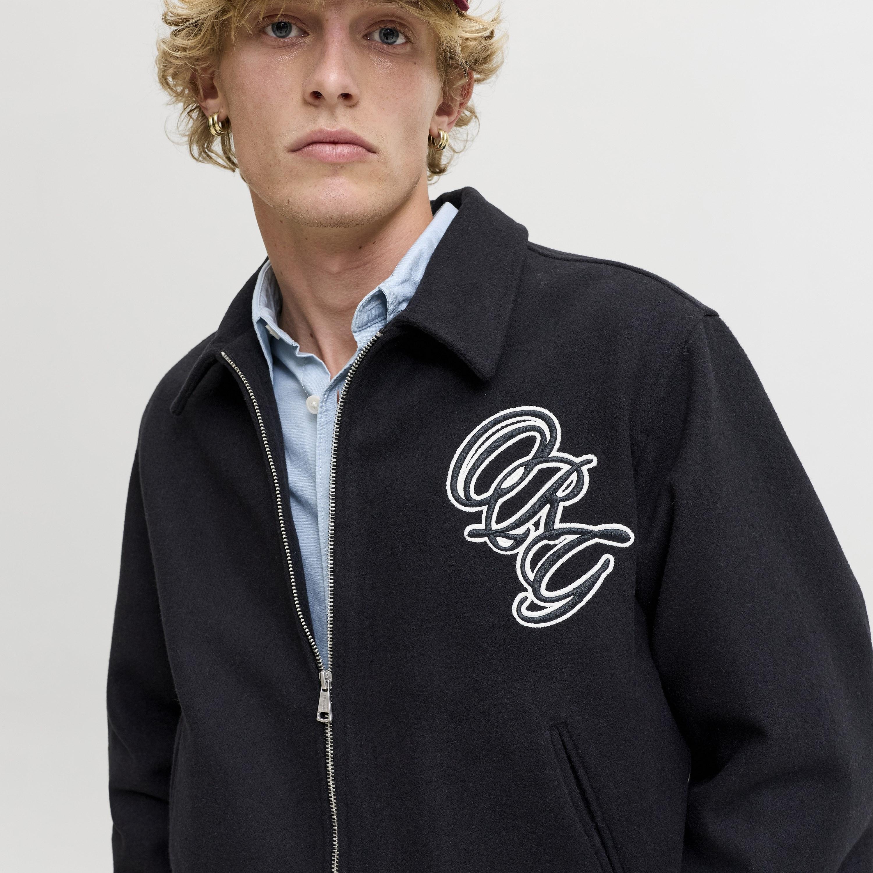 Jack & Jones Embroidered Spread Collar Long Sleeves Men's Bomber Jacket-men-clothing-jacketsandblazers-jackets-image-3