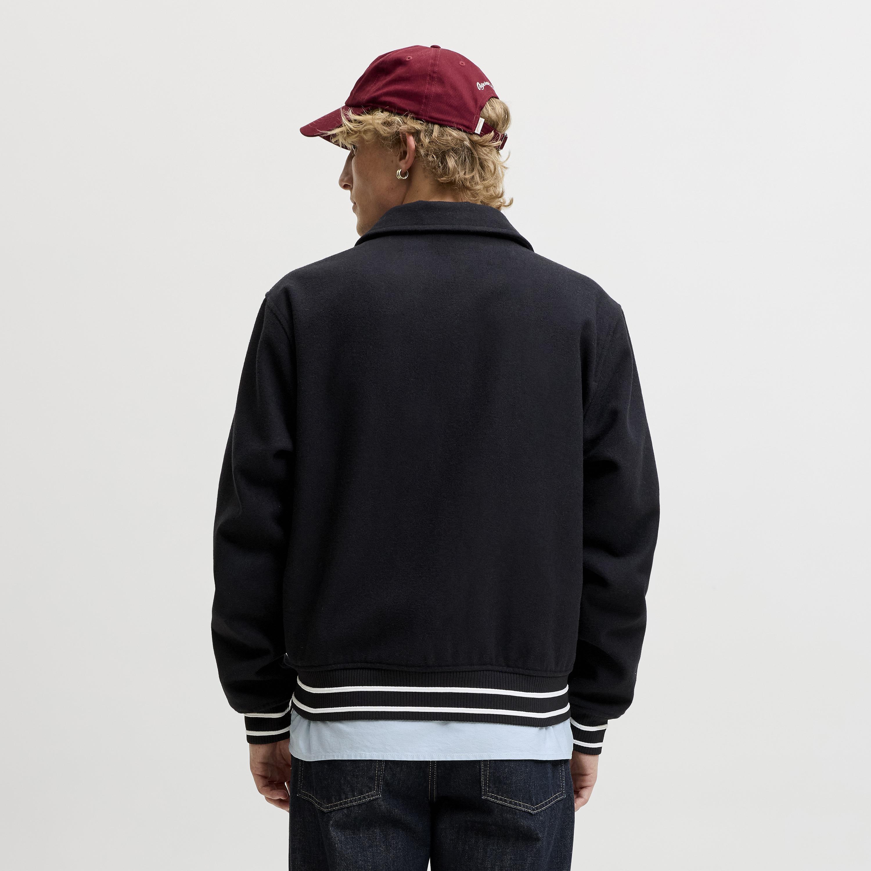 Jack & Jones Embroidered Spread Collar Long Sleeves Men's Bomber Jacket-men-clothing-jacketsandblazers-jackets-image-4