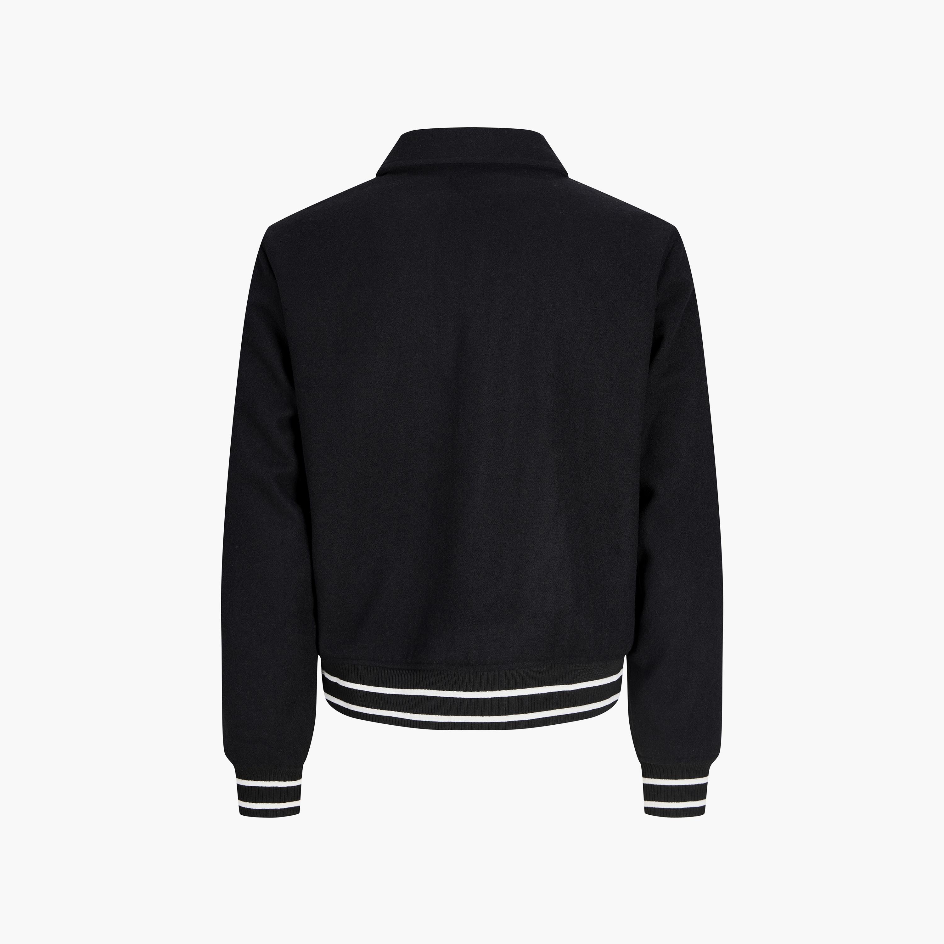 Jack & Jones Embroidered Spread Collar Long Sleeves Men's Bomber Jacket-men-clothing-jacketsandblazers-jackets-image-8