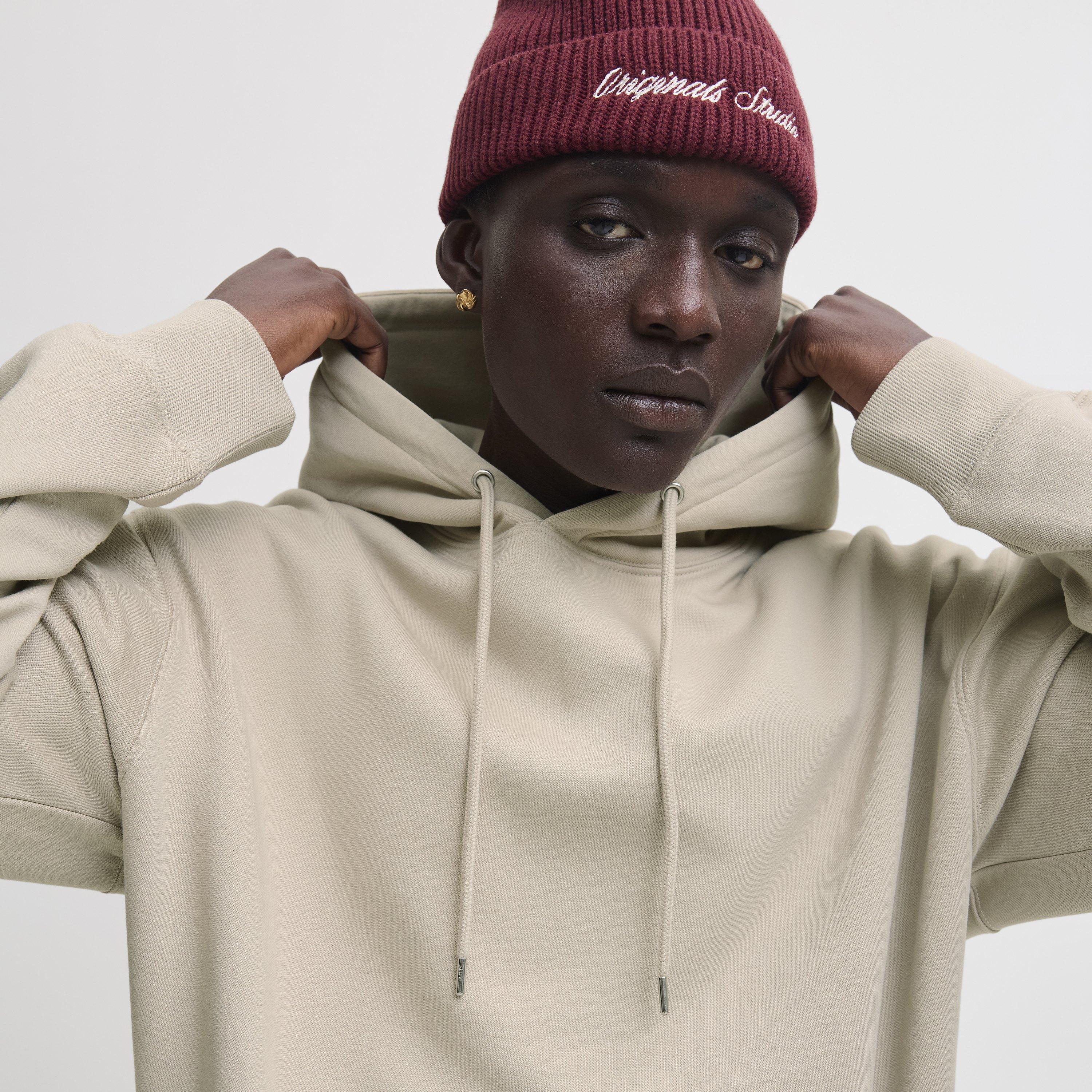Jack & Jones Plain Long Sleeves Men's Hoodie-men-winterwear-hoodiesandsweatshirts-image-3
