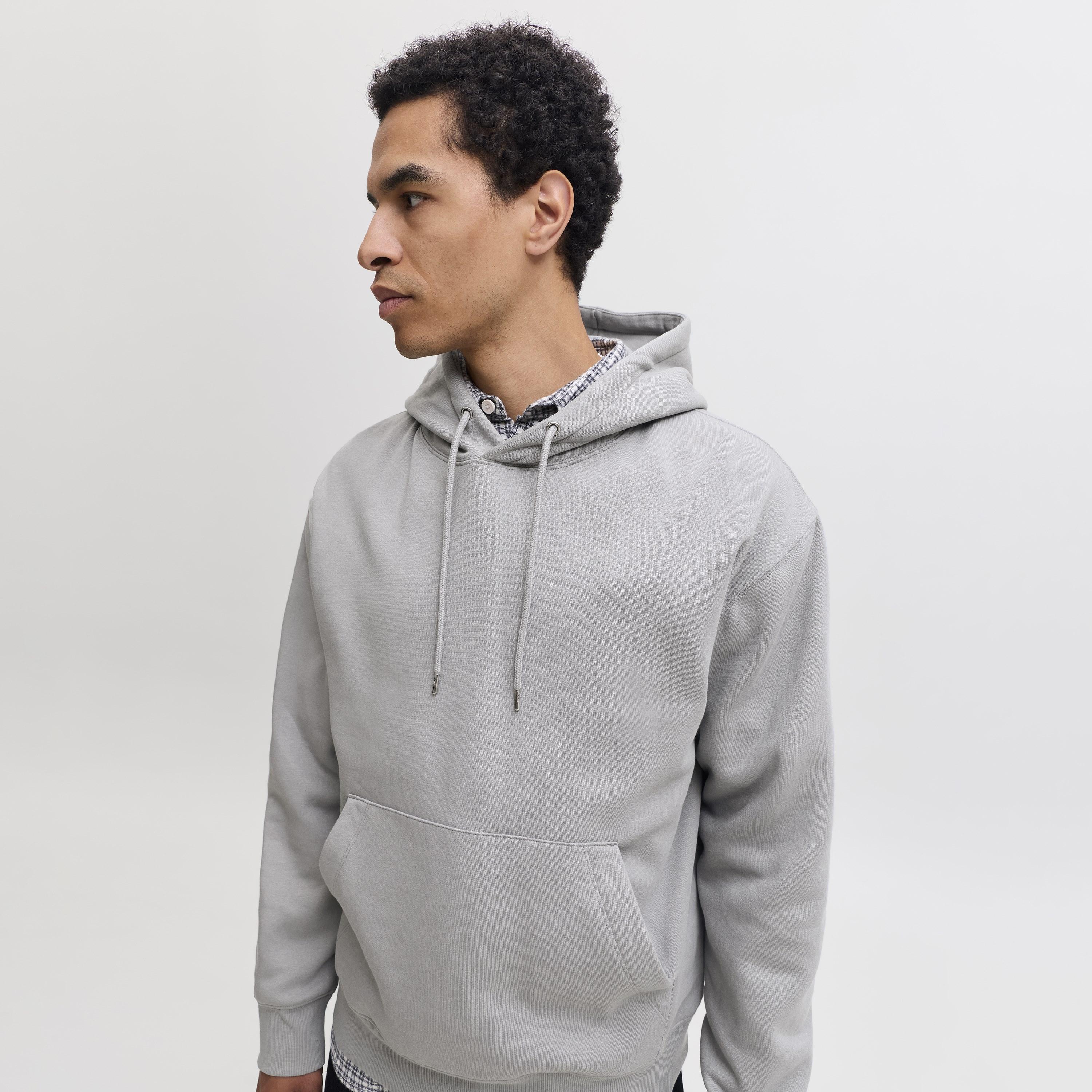 Jack & Jones Plain Long Sleeves Men's Hoodie-men-winterwear-hoodiesandsweatshirts-image-3