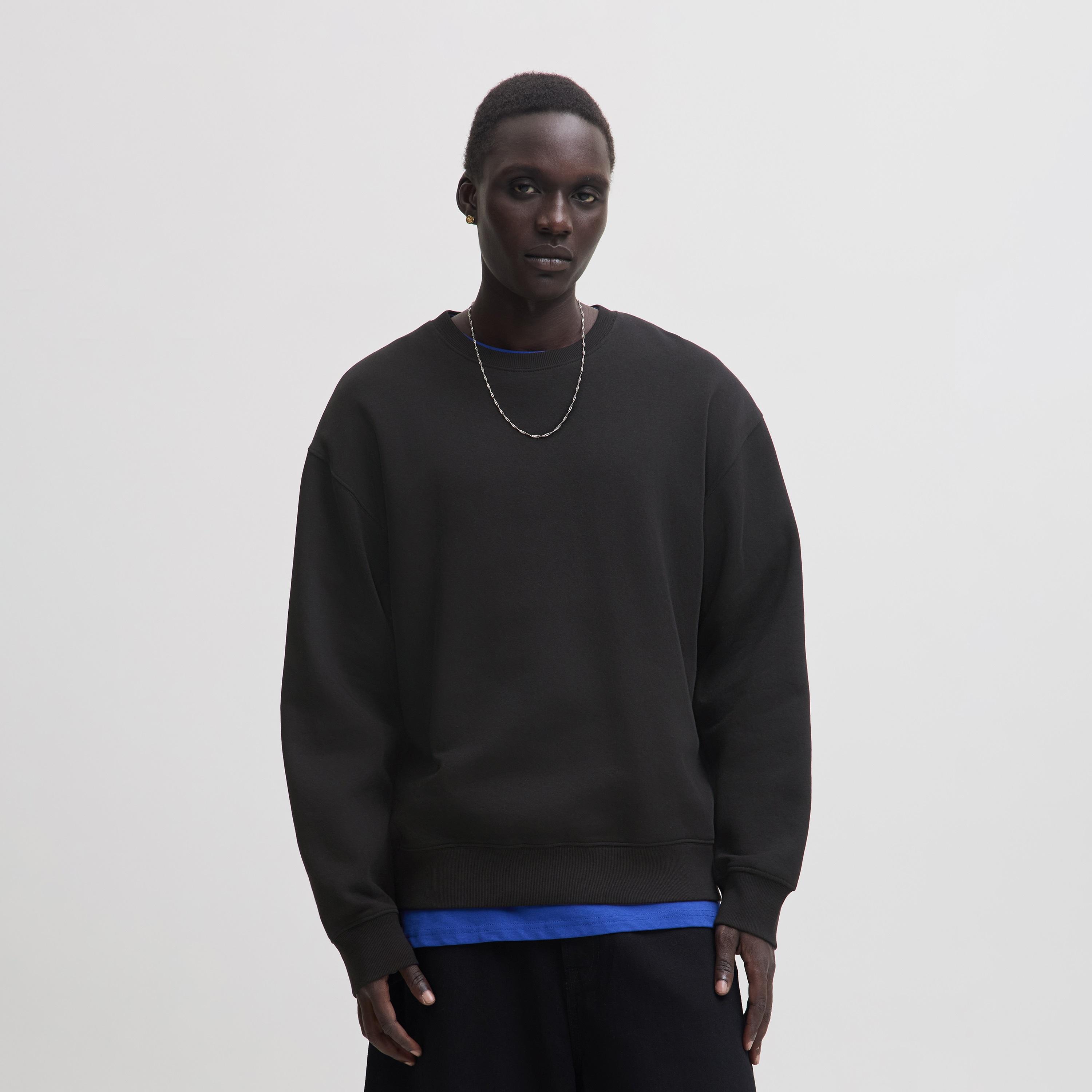 Jack & Jones Plain Crew Neck Long Sleeves Men's Sweatshirt-men-winterwear-hoodiesandsweatshirts-image-1