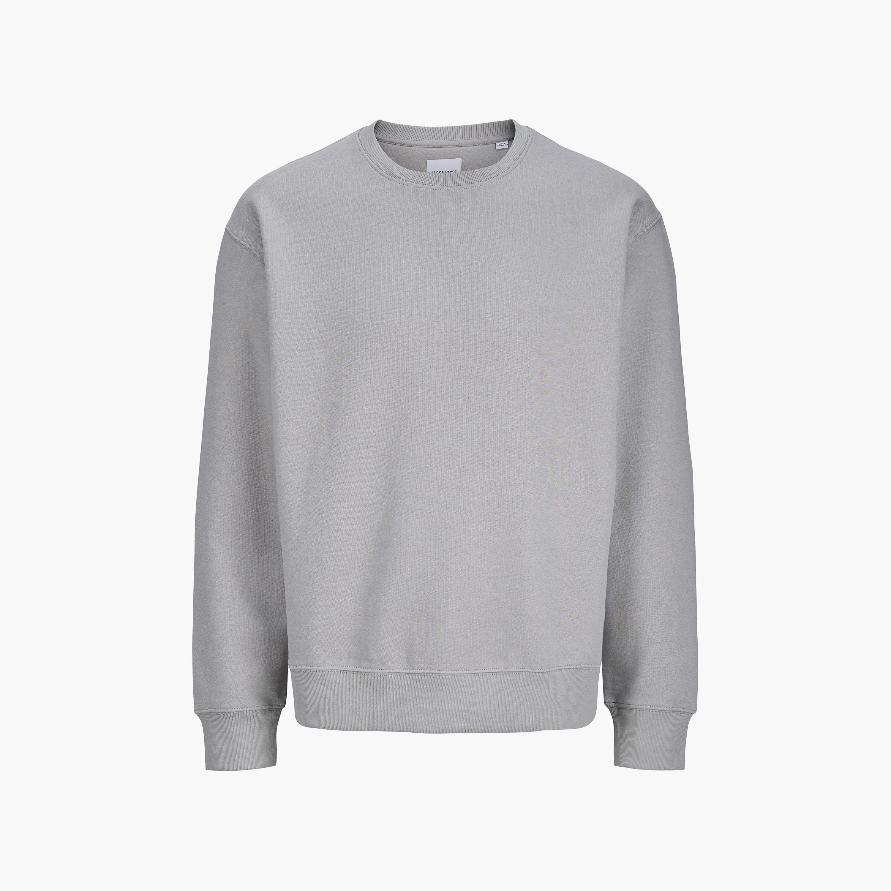 Jack & Jones Plain Crew Neck Long Sleeves Men's Sweatshirt-men-winterwear-hoodiesandsweatshirts-image-7