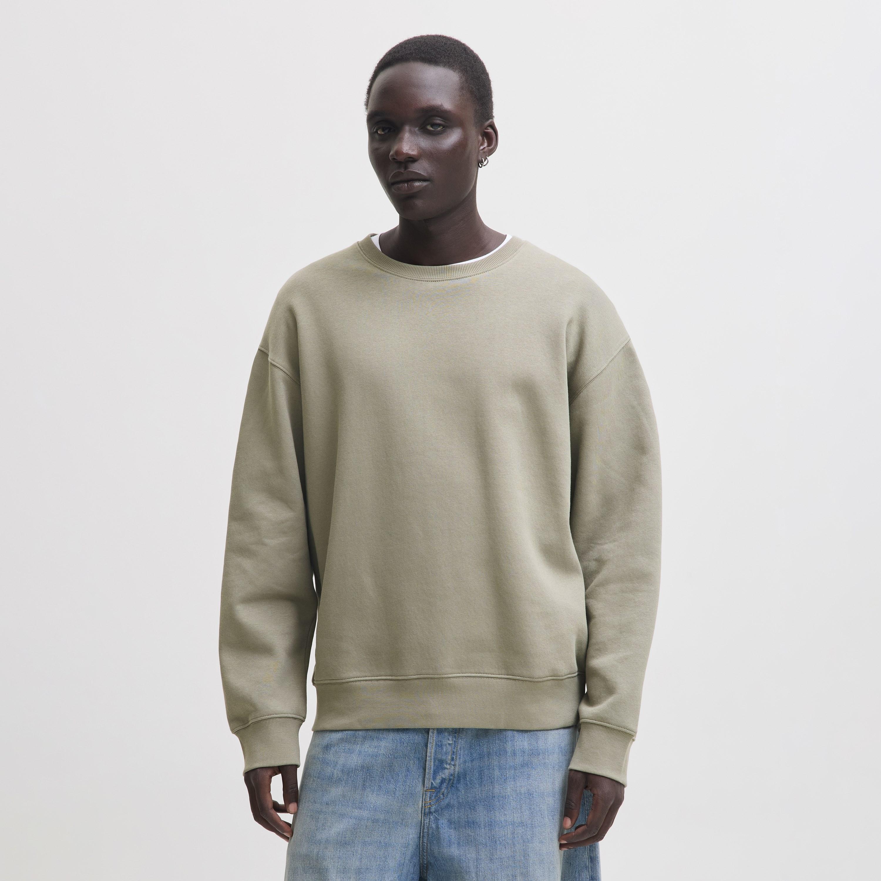 Jack & Jones Plain Crew Neck Long Sleeves Men's Sweatshirt-men-winterwear-hoodiesandsweatshirts-image-1