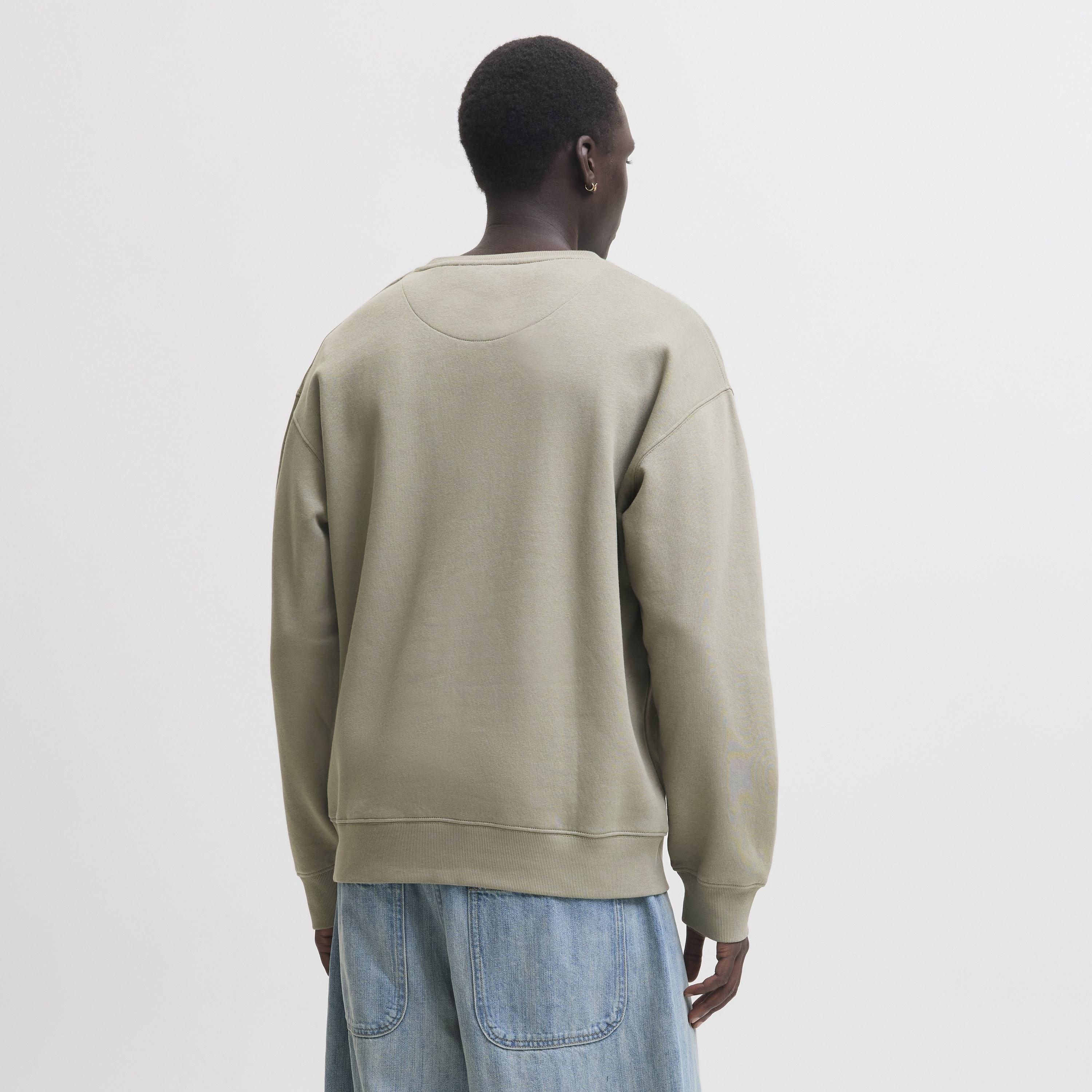 Jack & Jones Plain Crew Neck Long Sleeves Men's Sweatshirt-men-winterwear-hoodiesandsweatshirts-image-4