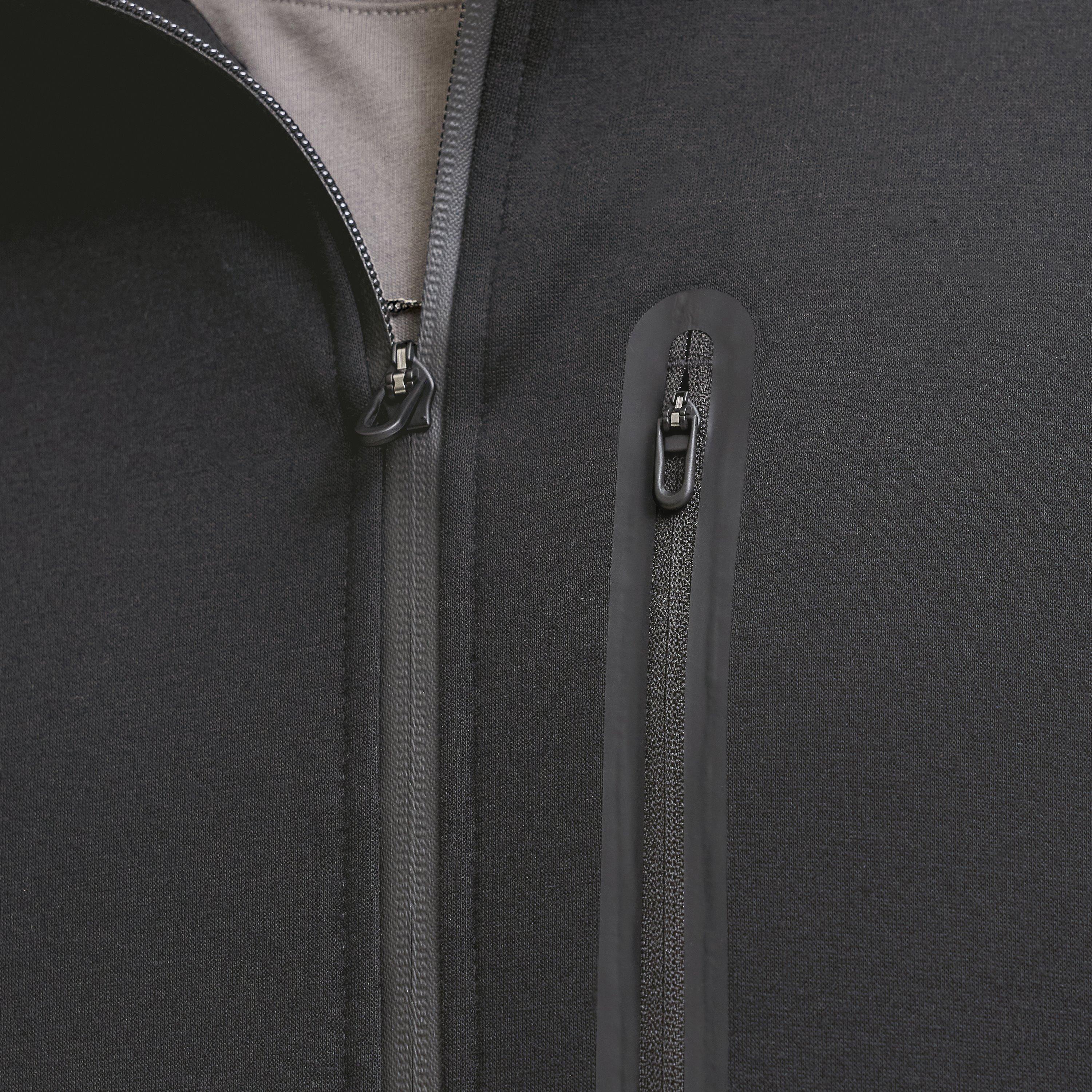 Jack & Jones Plain Long Sleeves Men's Zip Through Hoodie-men-winterwear-hoodiesandsweatshirts-image-5