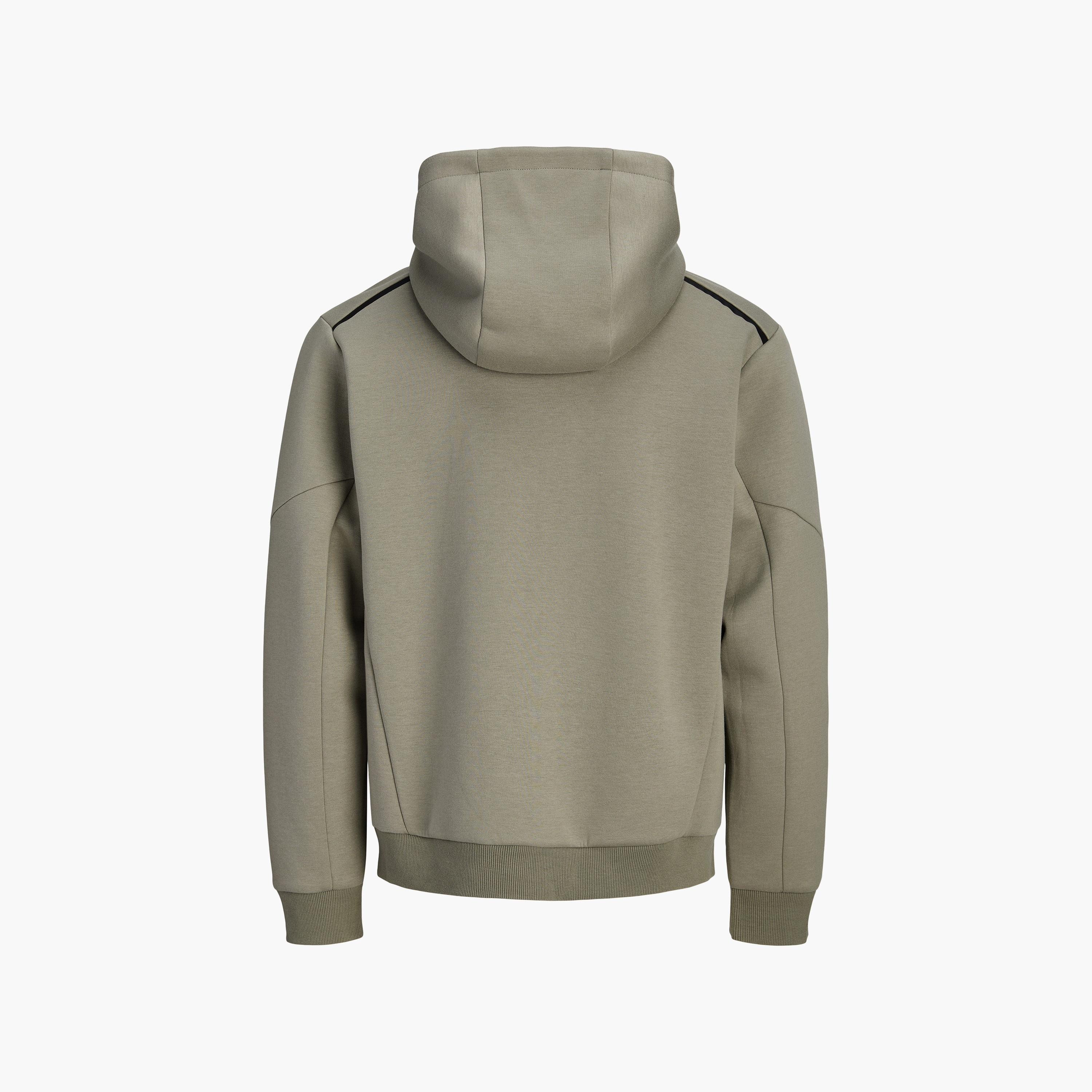 هودي رجالي سادة بأكمام طويلة وسحاب كامل من جاك آند جونز-men-winterwear-hoodiesandsweatshirts-image-8