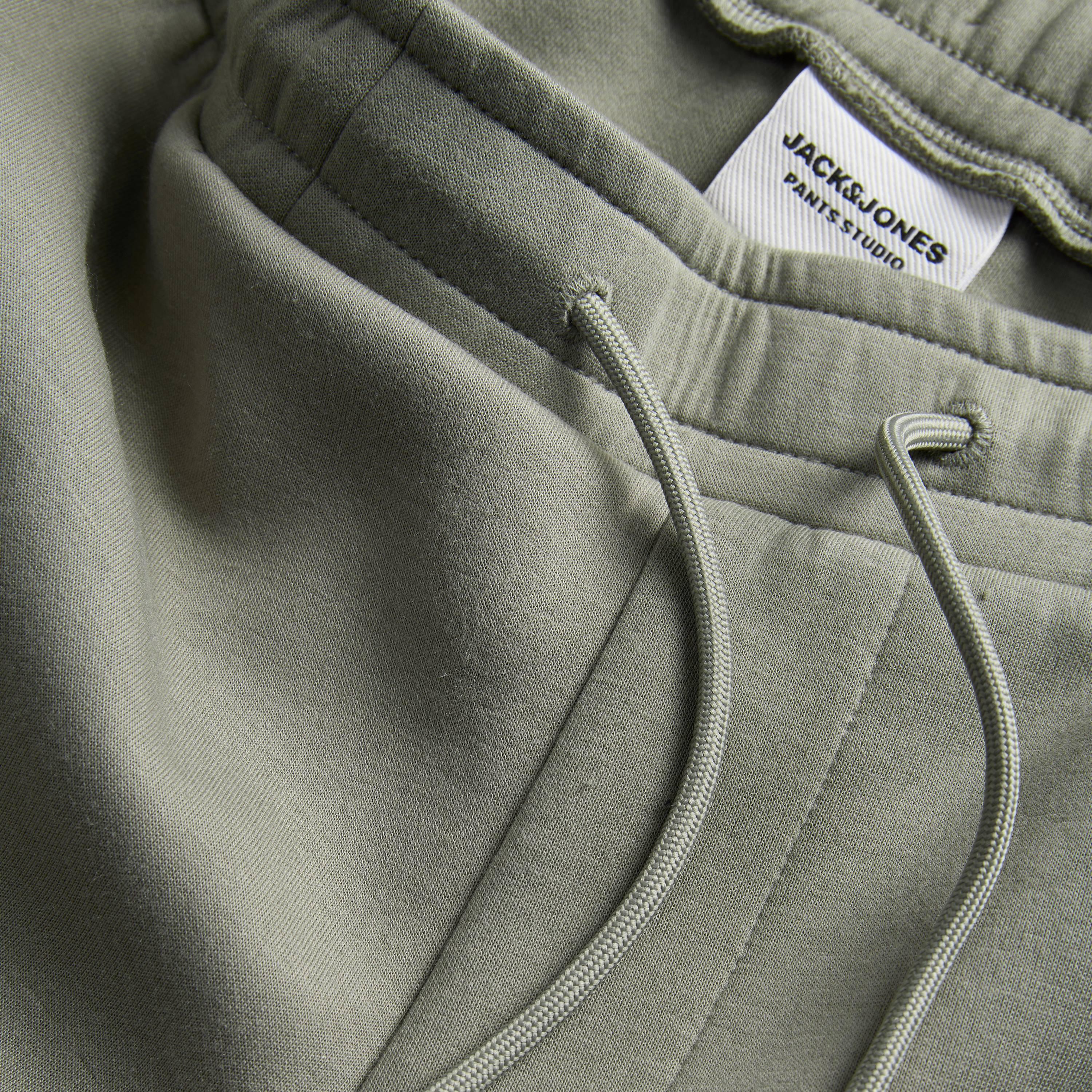 Jack & Jones Plain Mid Rise Men's Drawstring Track Pants-men-clothing-joggers-image-4