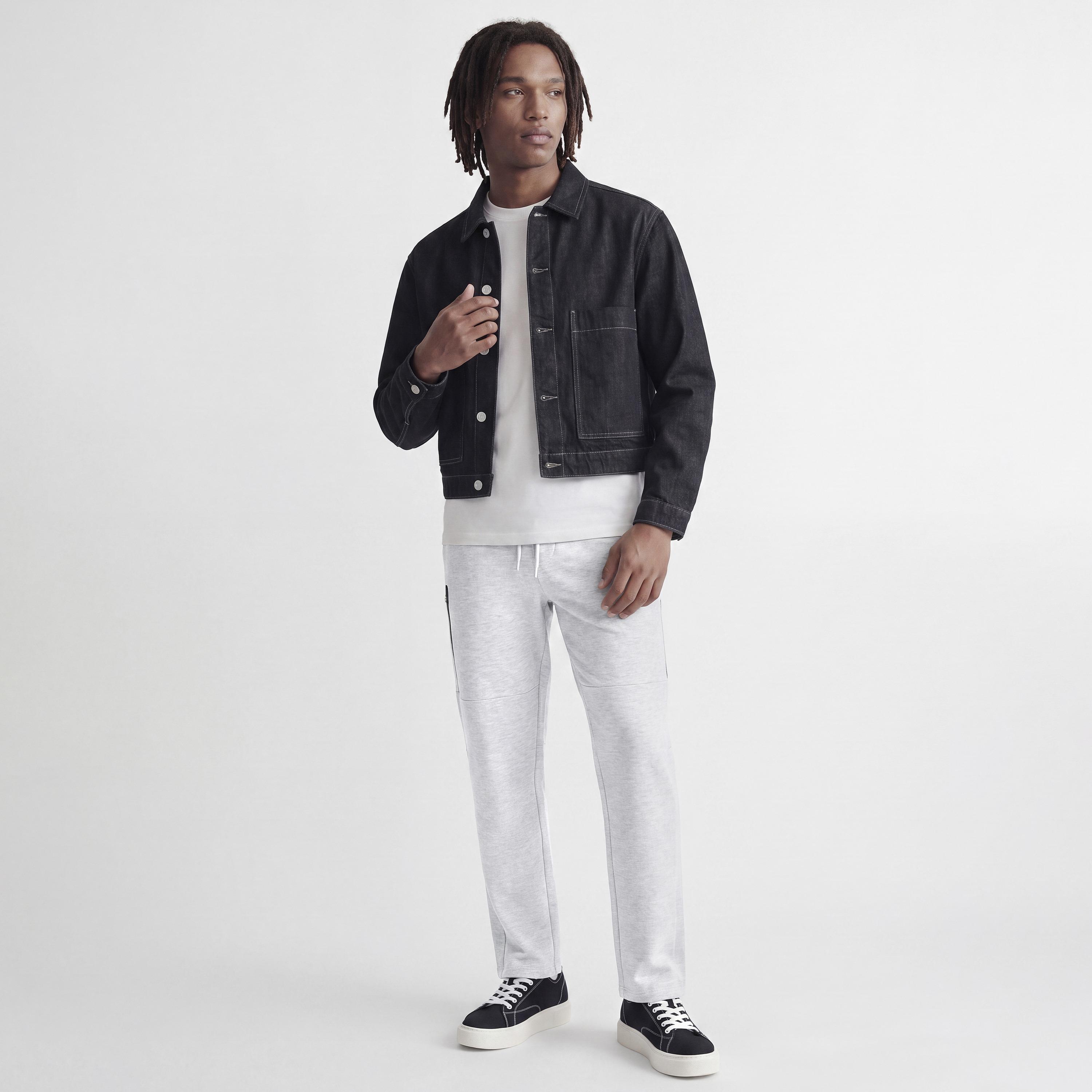 Jack & Jones Plain Mid Rise Men's Drawstring Track Pants-men-clothing-joggers-image-2