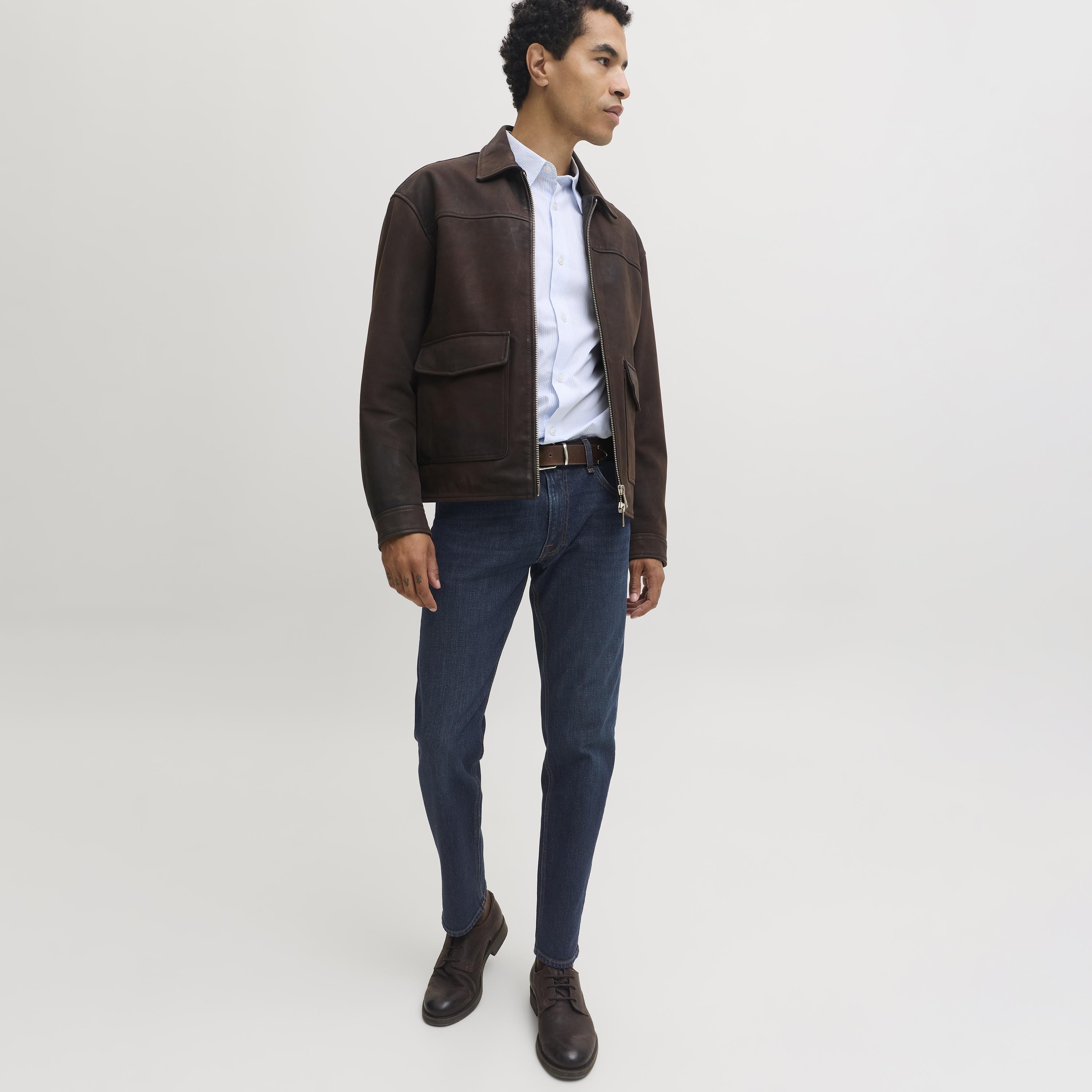 Jack & Jones Tapered Fit Rinse Wash Mid Rise Men's Jeans-men-clothing-jeans-image-2