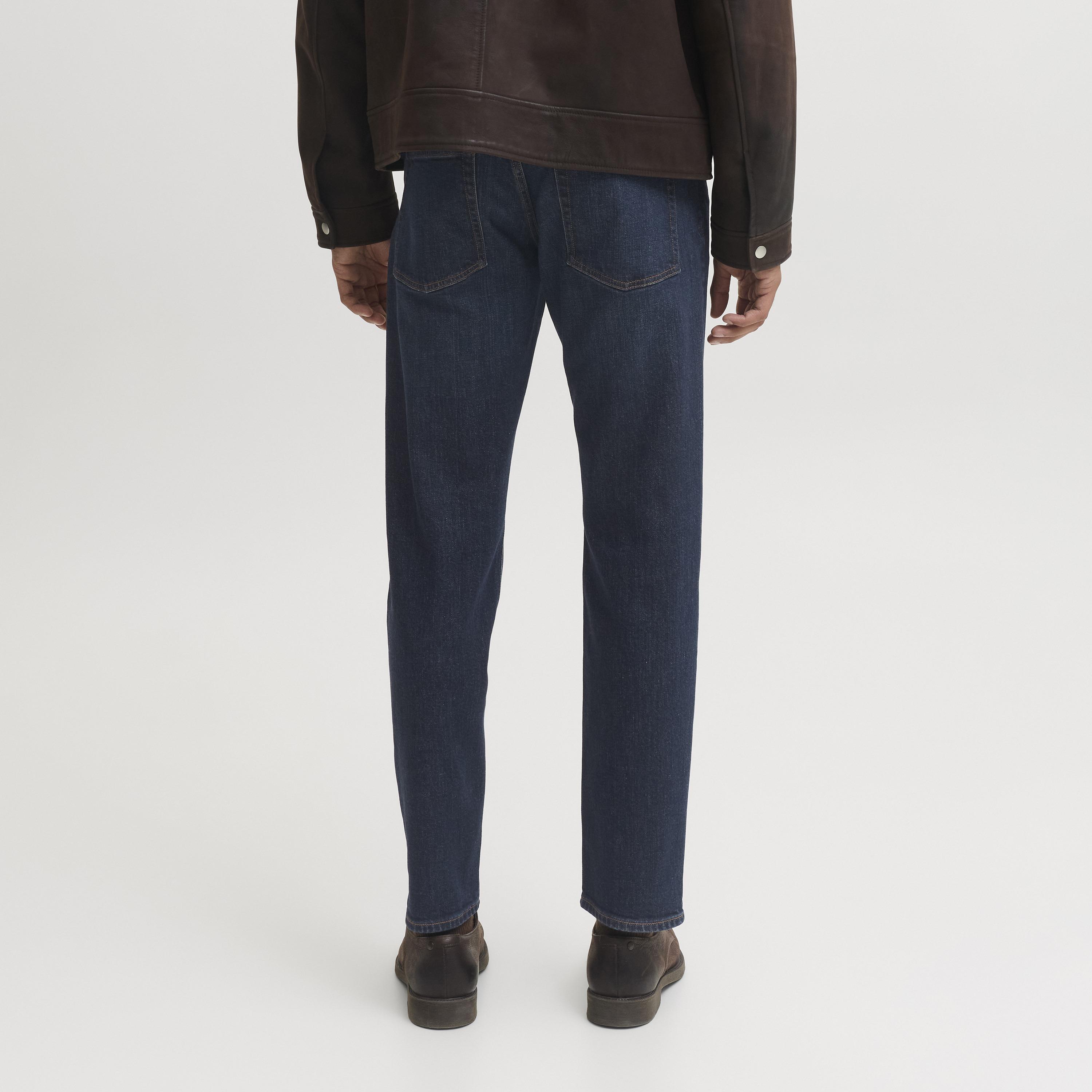 جينز رجالي بقصة تيبرد فيت بغسلة رينس وخصر متوسط الارتفاع من جاك آند جونز-men-clothing-jeans-image-4