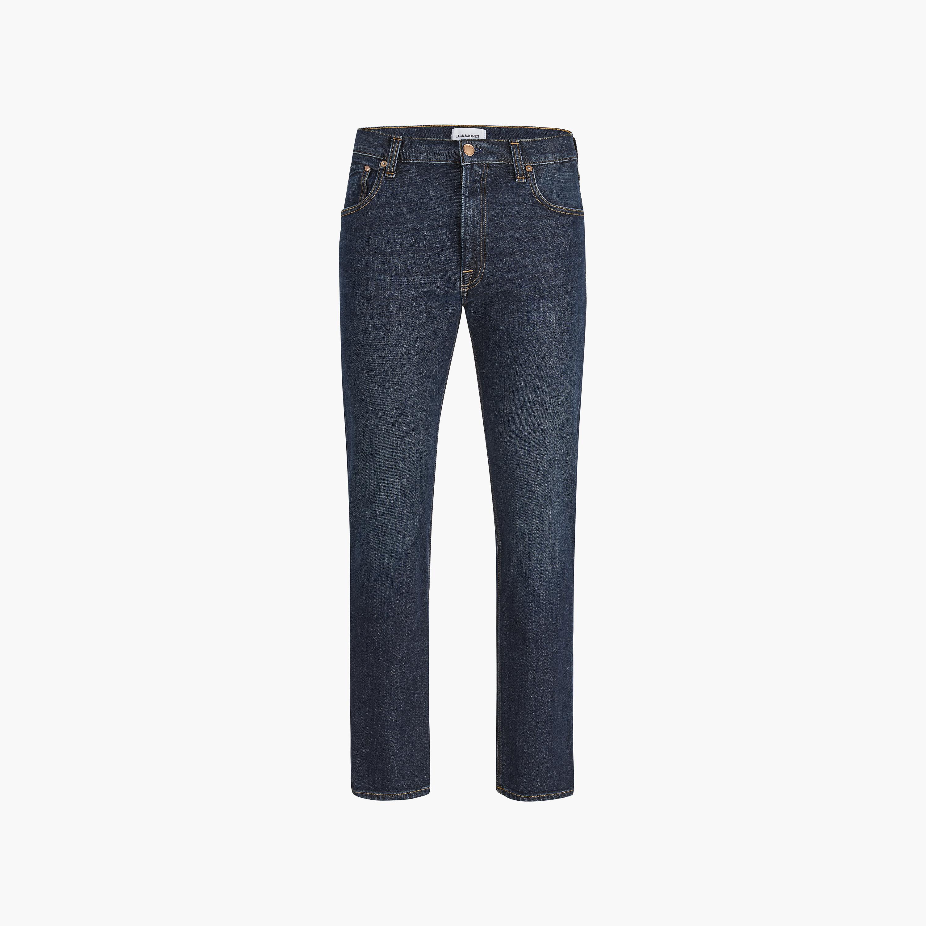 Jack & Jones Tapered Fit Rinse Wash Mid Rise Men's Jeans-men-clothing-jeans-image-6