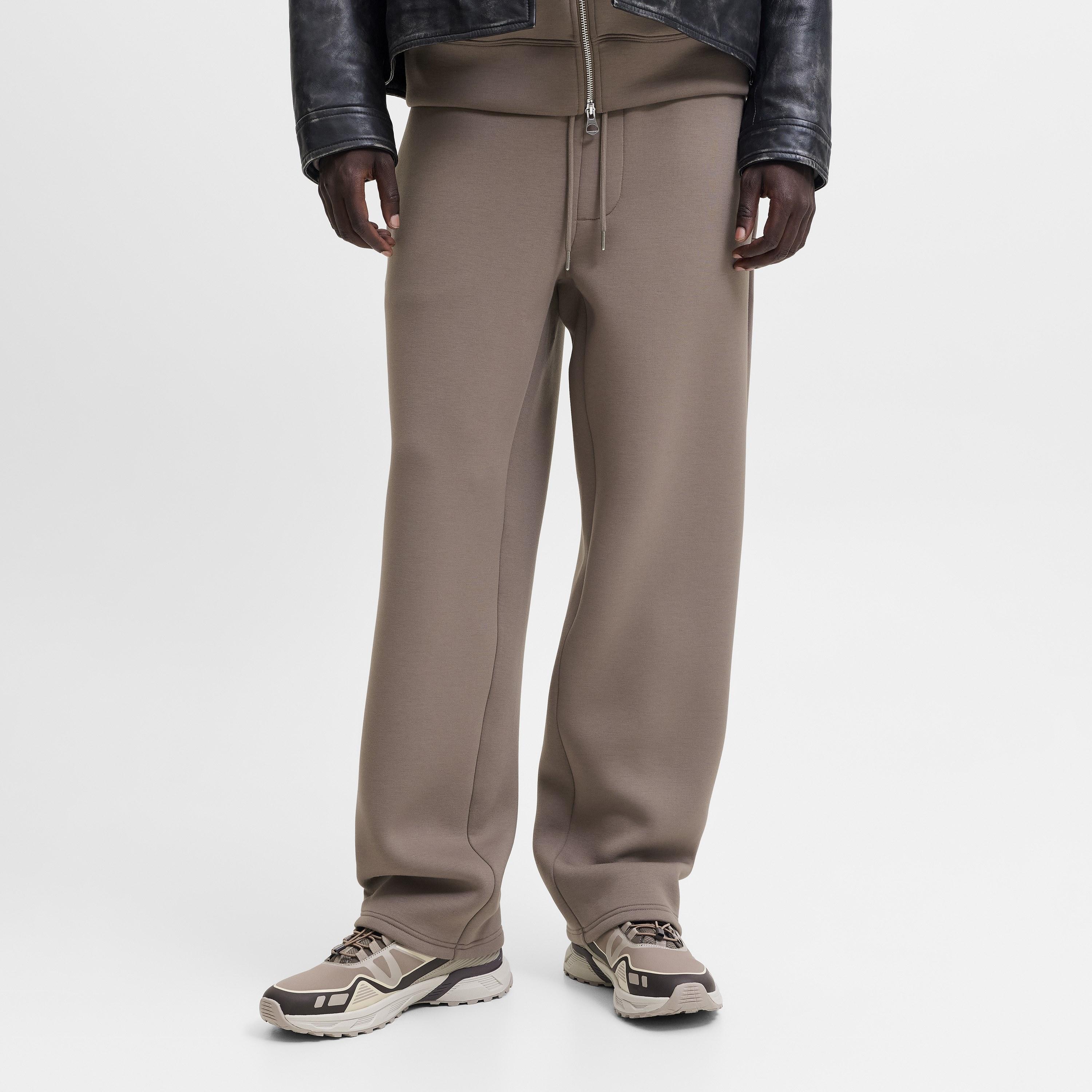 Jack & Jones Plain Mid Rise Men's Drawstring Track Pants-men-clothing-joggers-image-1