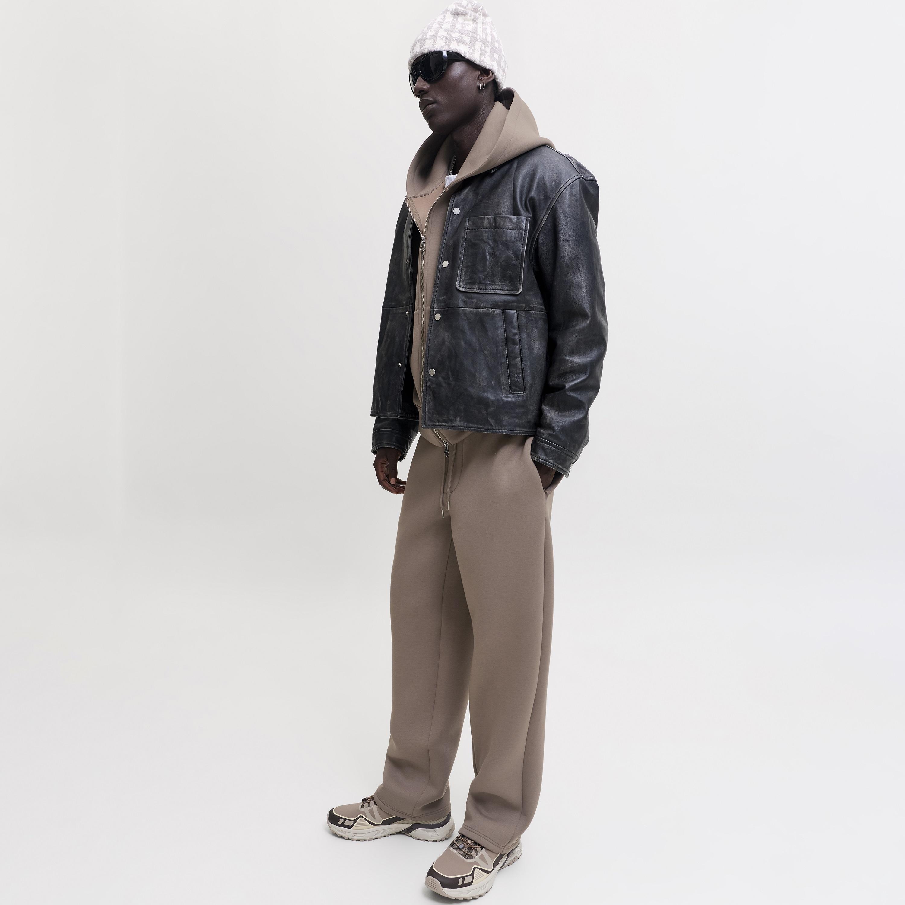 Jack & Jones Plain Mid Rise Men's Drawstring Track Pants-men-clothing-joggers-image-17