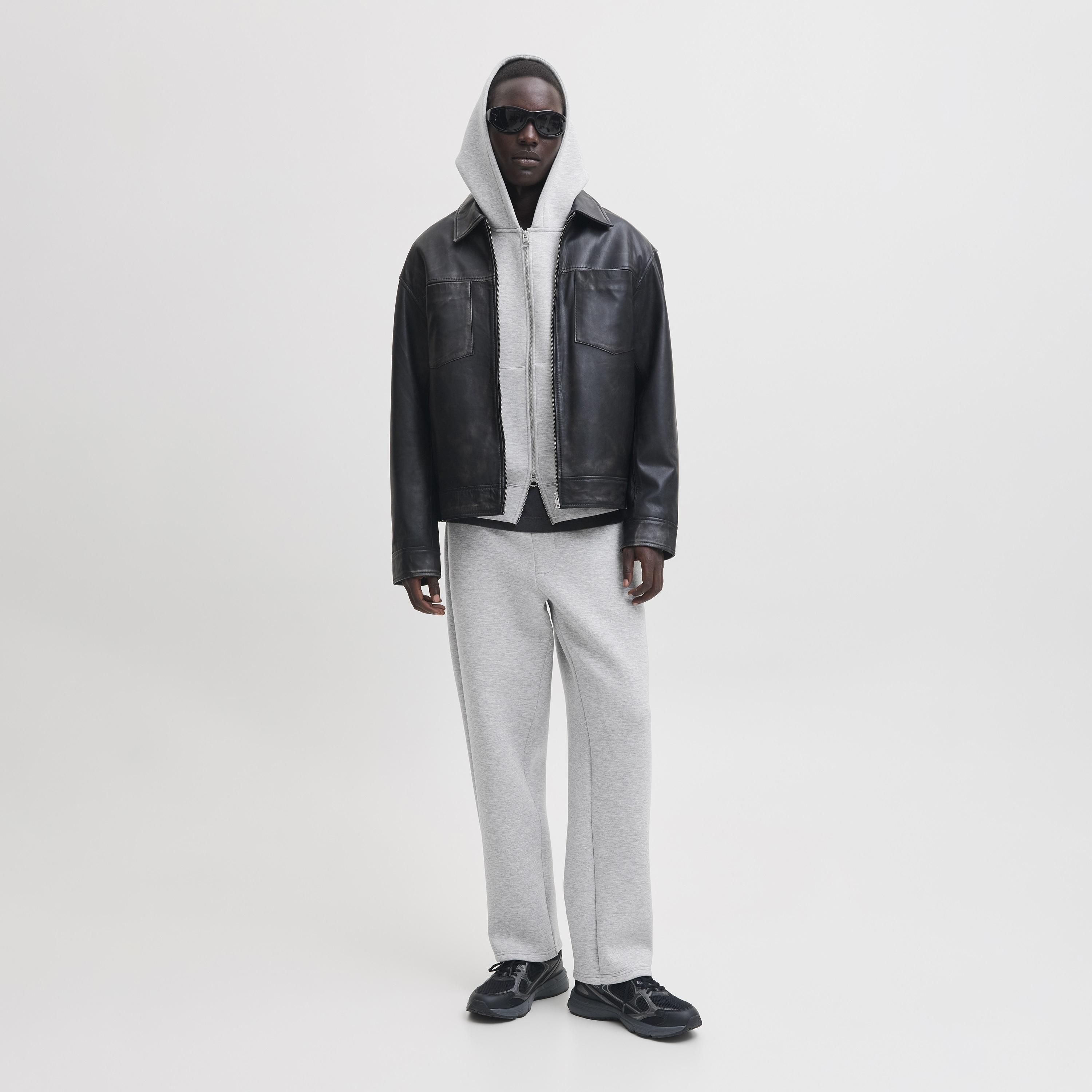 Jack & Jones Plain Mid Rise Men's Drawstring Track Pants-men-clothing-joggers-image-9
